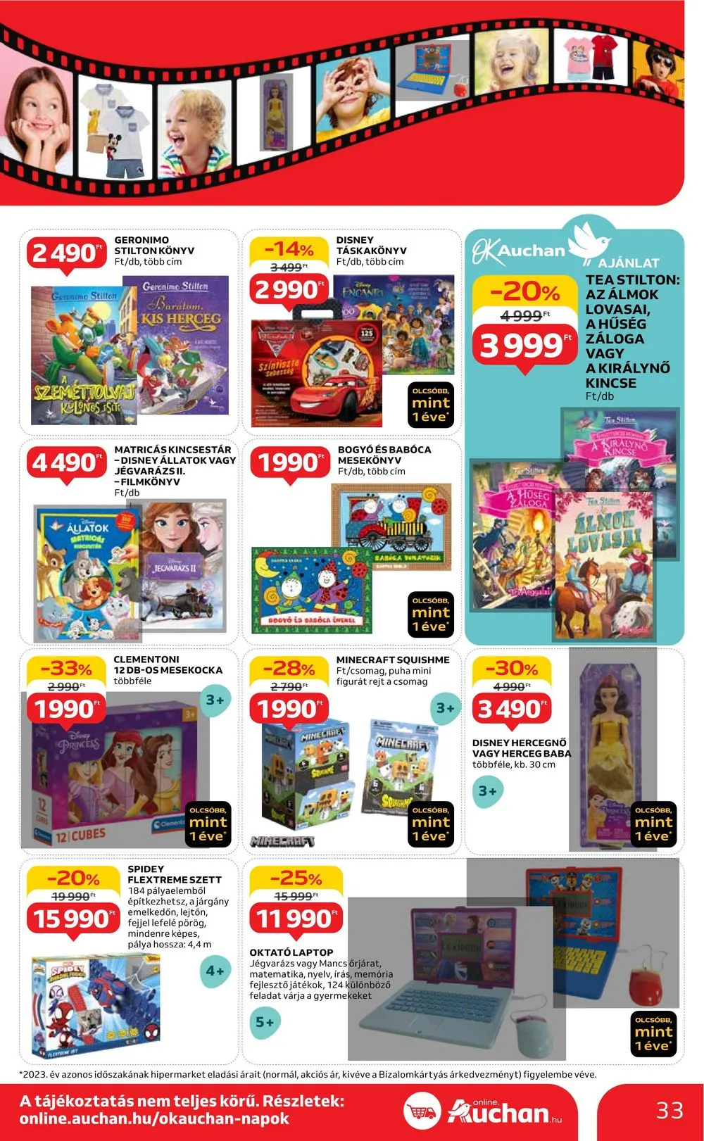 Auchan akciós újság Hipermarket 04.04–04.10 – 33. oldal