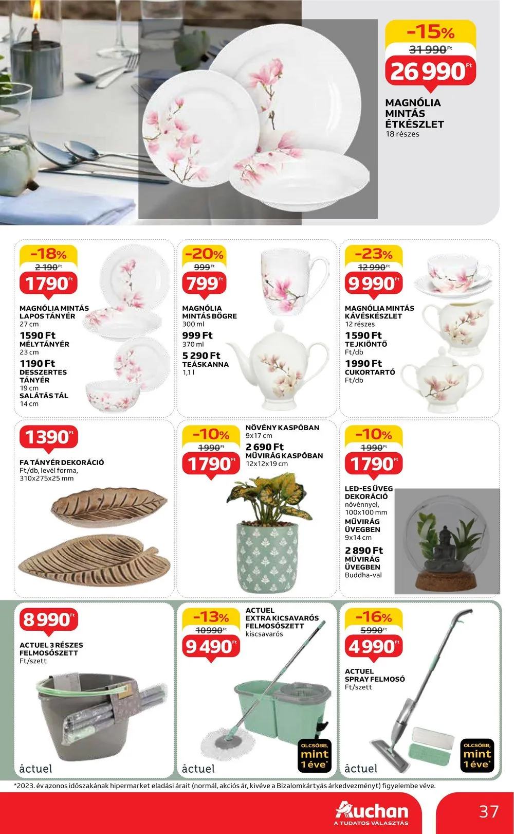 Auchan akciós újság Hipermarket 04.04–04.10 – 37. oldal