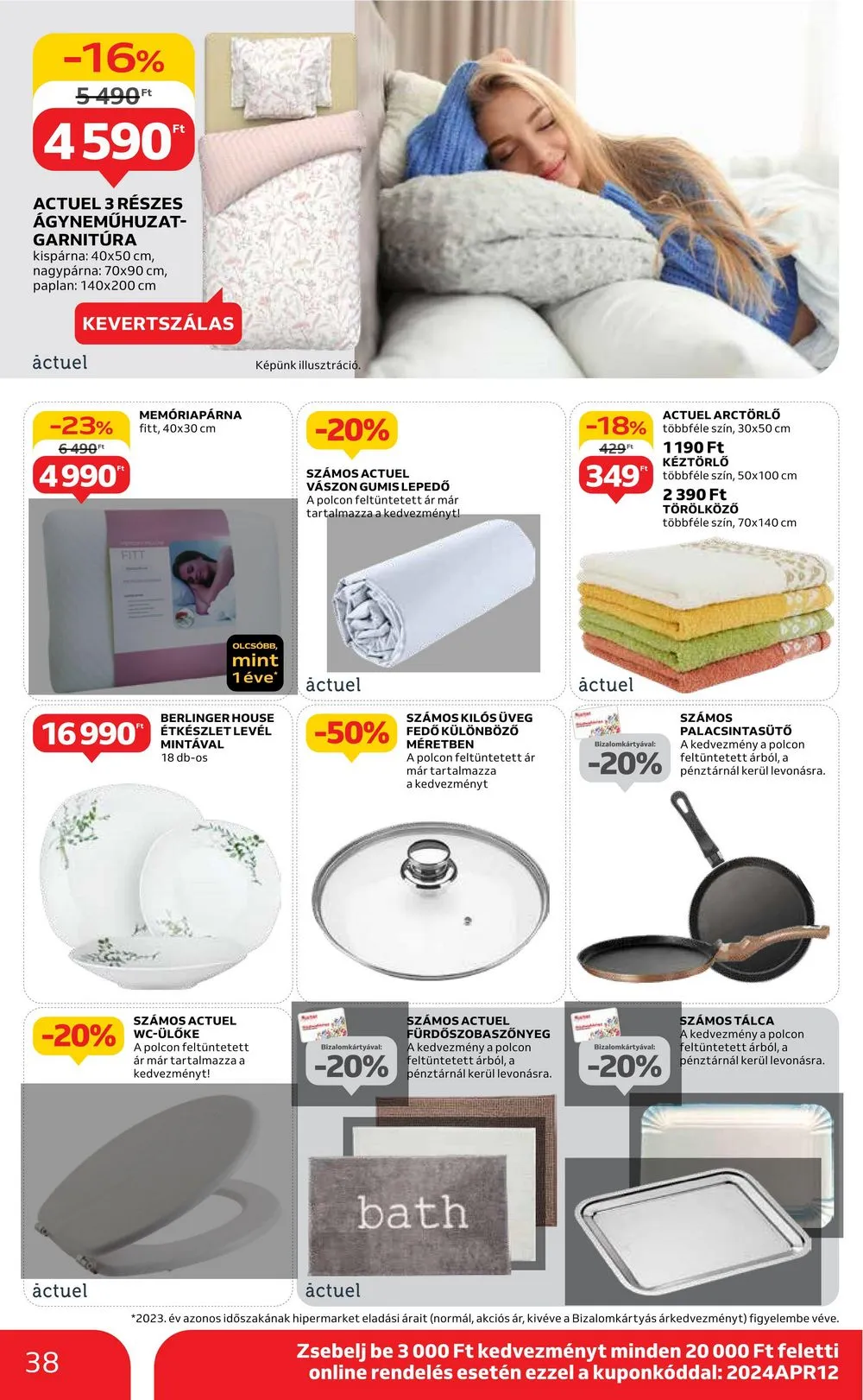 Auchan akciós újság Hipermarket 04.04–04.10 – 38. oldal