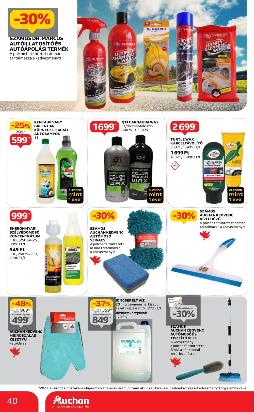 Auchan akciós újság Hipermarket 04.04–04.10 – 40. oldal