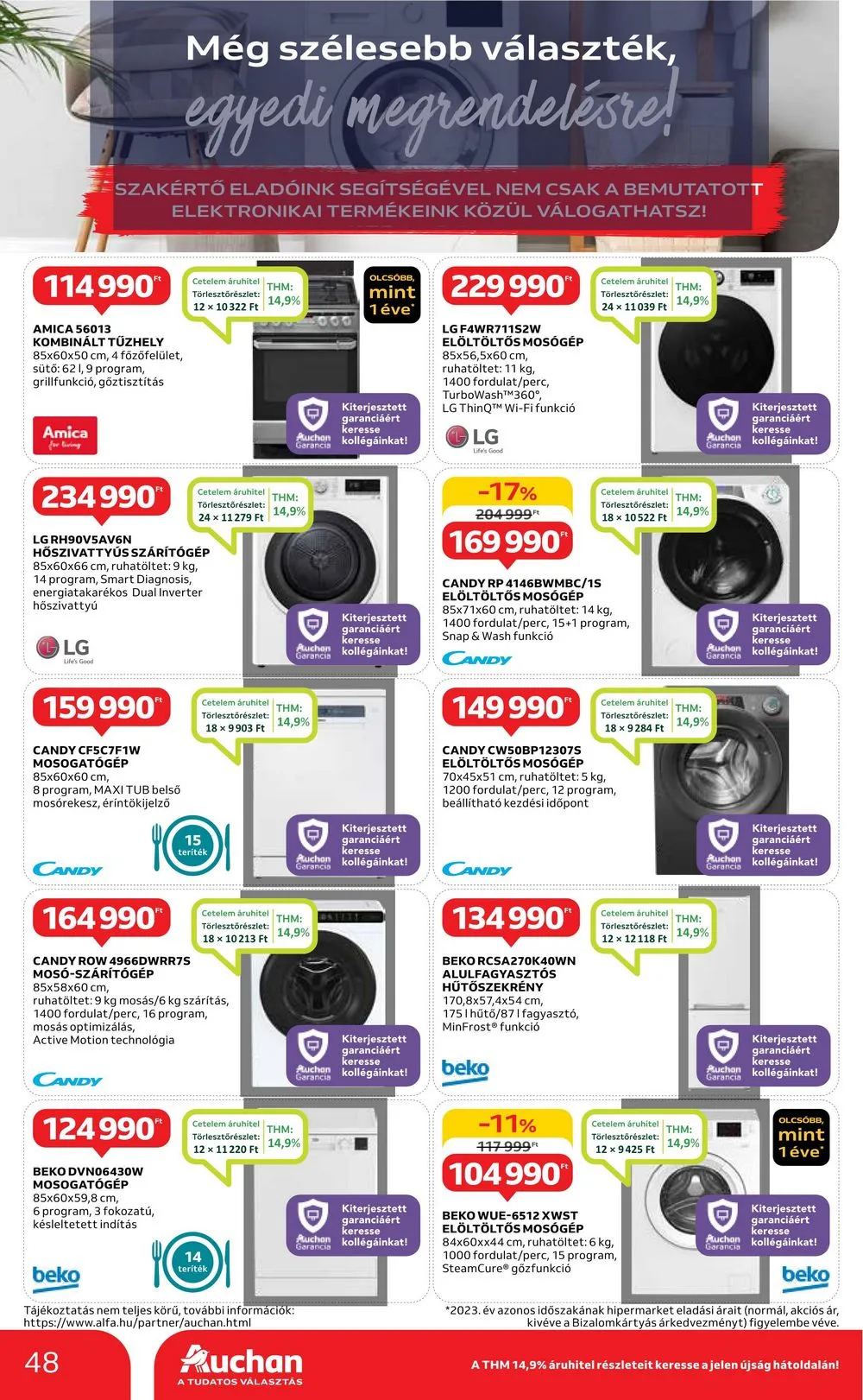 Auchan akciós újság Hipermarket 04.04–04.10 – 48. oldal
