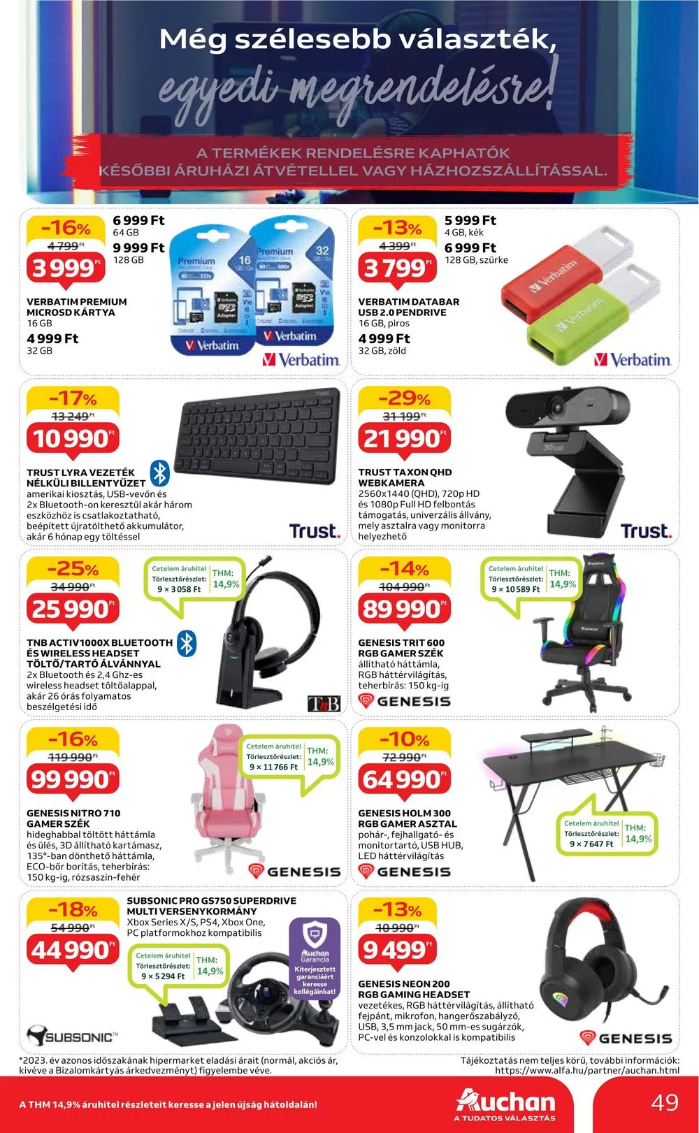 Auchan akciós újság Hipermarket 04.04–04.10 – 49. oldal
