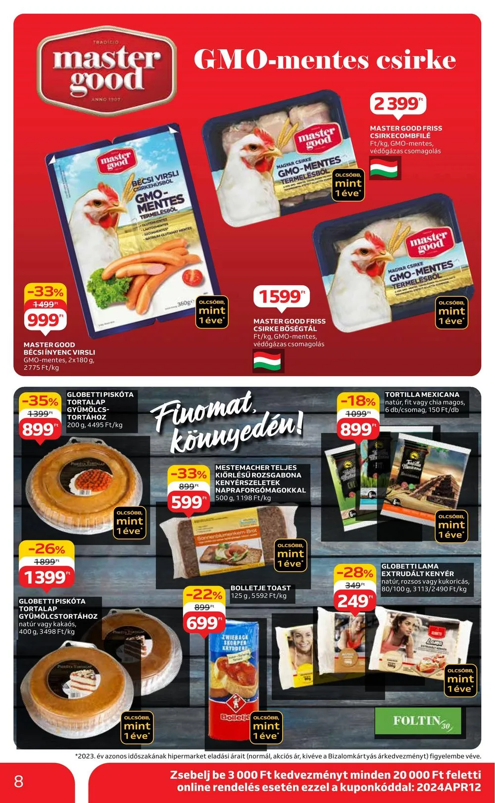 Auchan akciós újság Hipermarket 04.04–04.10 – 8. oldal