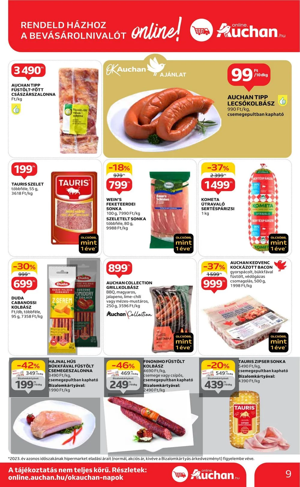 Auchan akciós újság Hipermarket 04.04–04.10 – 9. oldal
