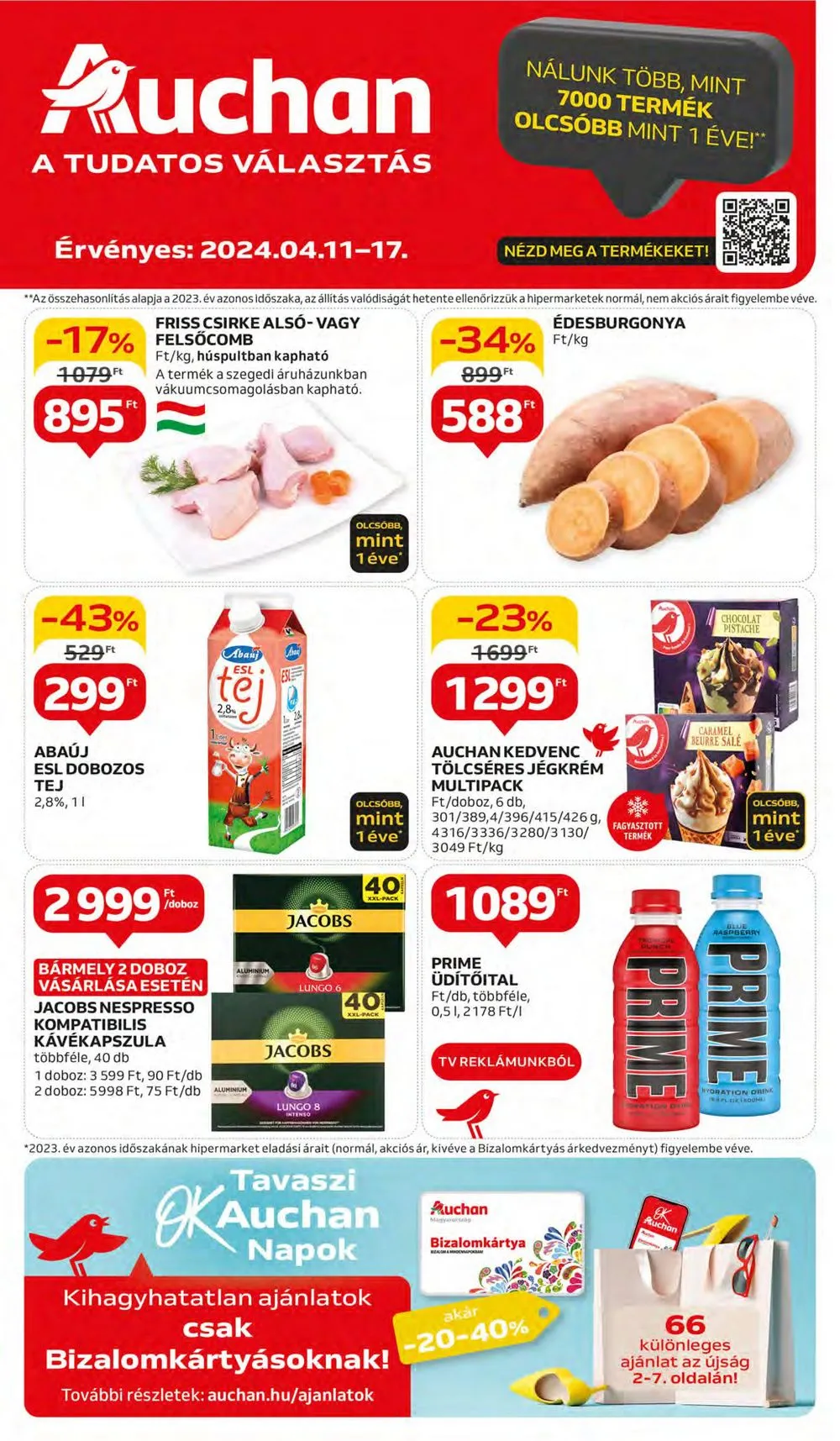 Auchan akciós újság Hipermarket 04.11–04.17