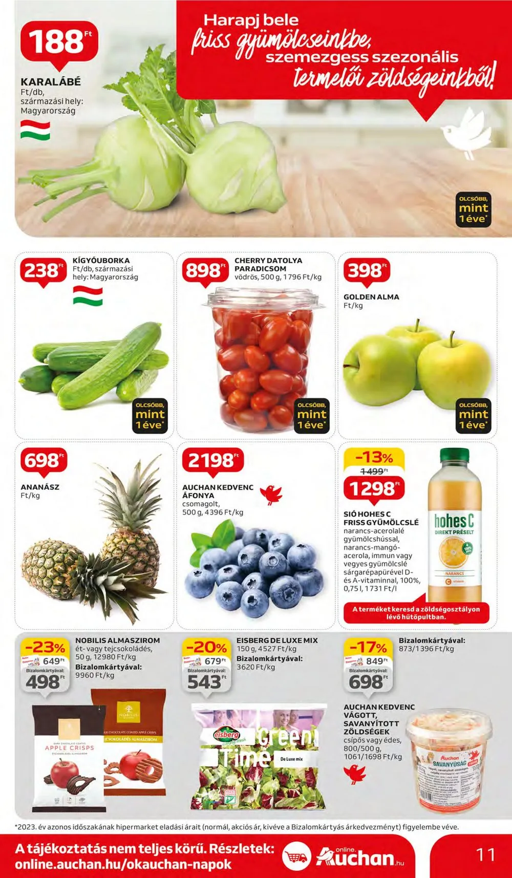 Auchan akciós újság Hipermarket 04.11–04.17 – 11. oldal