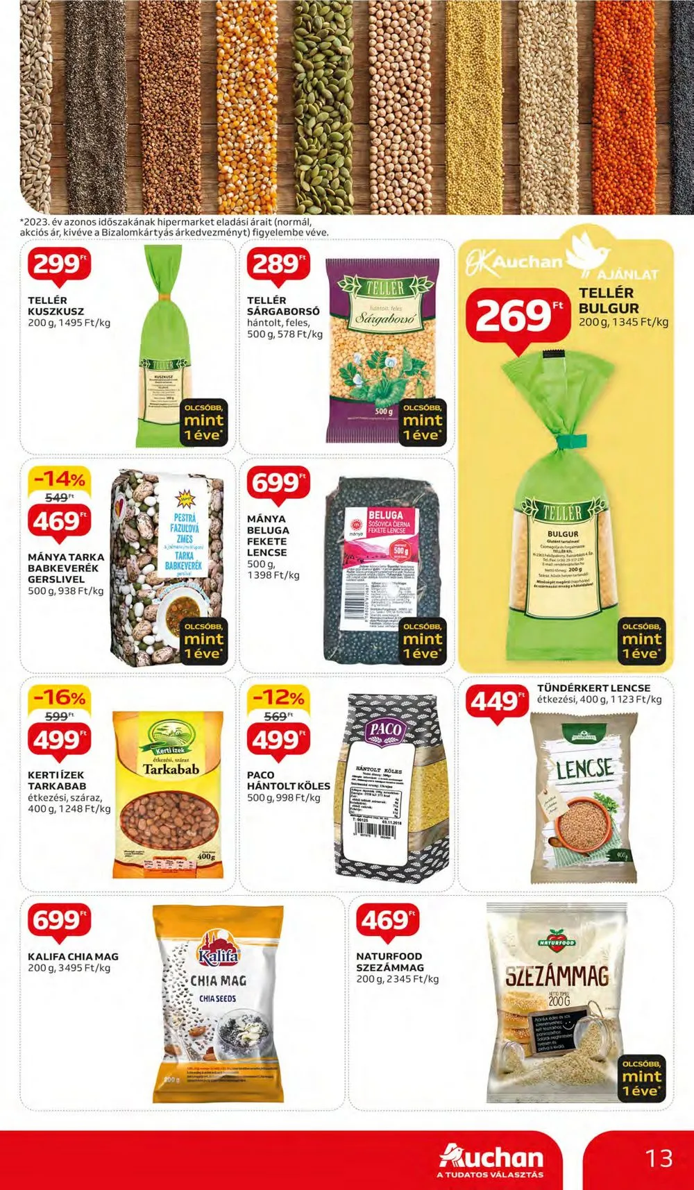 Auchan akciós újság Hipermarket 04.11–04.17 – 13. oldal