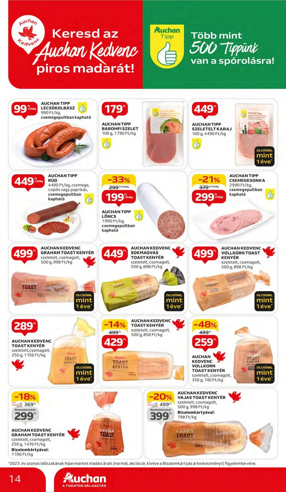 Auchan akciós újság Hipermarket 04.11–04.17 – 14. oldal