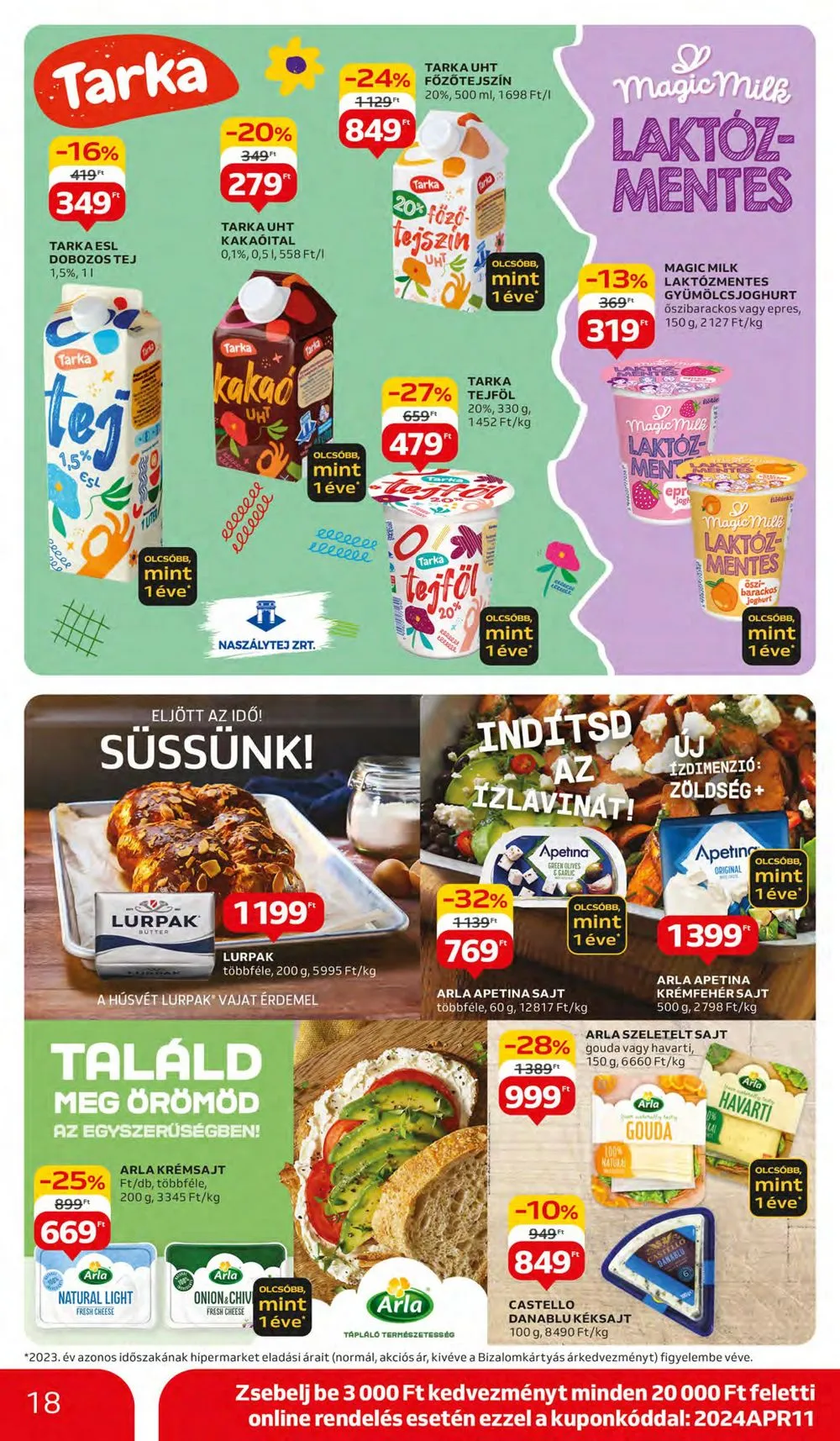 Auchan akciós újság Hipermarket 04.11–04.17 – 18. oldal