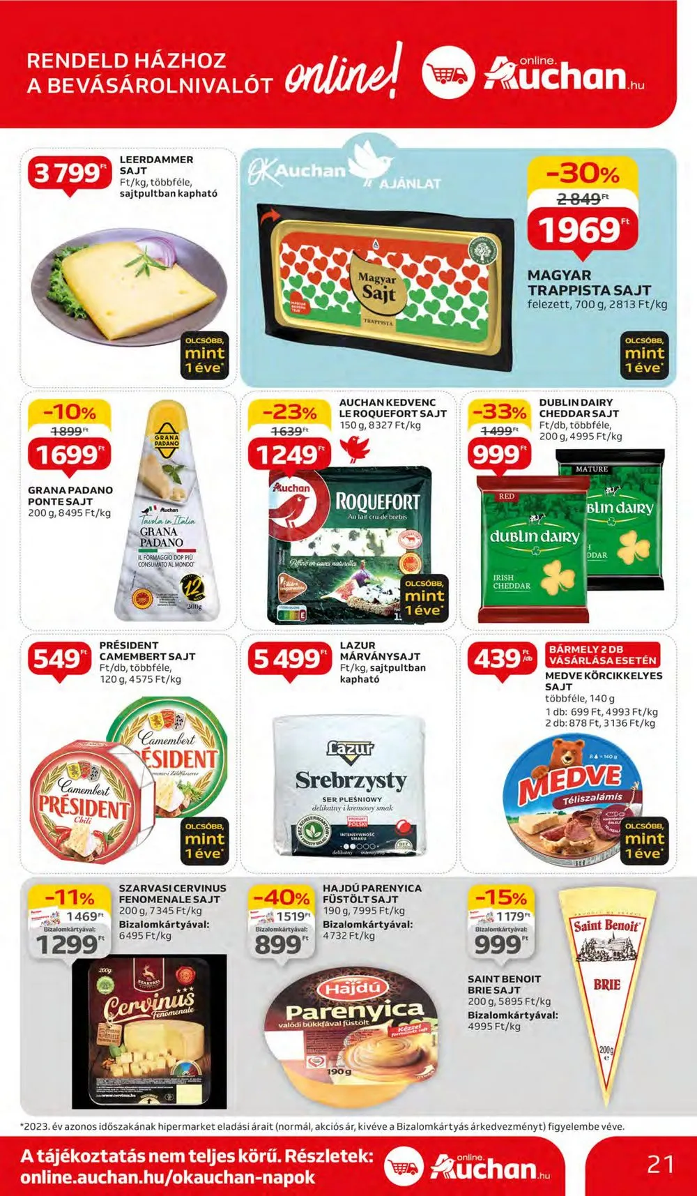 Auchan akciós újság Hipermarket 04.11–04.17 – 21. oldal