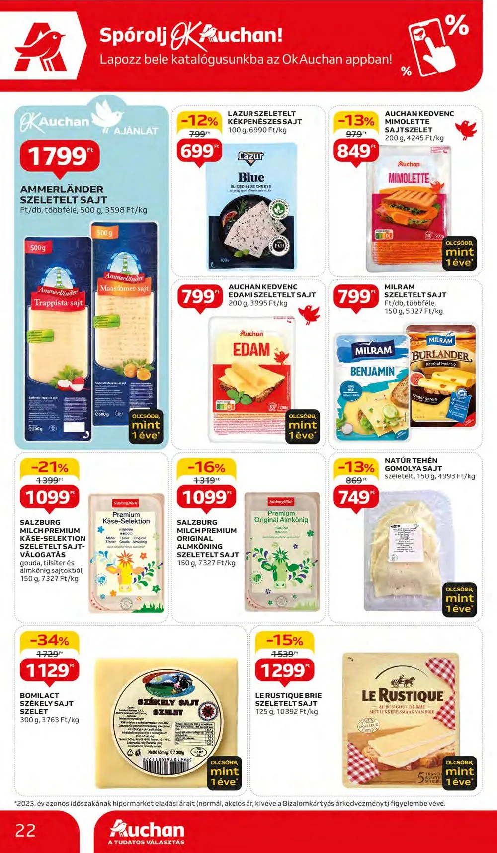 Auchan akciós újság Hipermarket 04.11–04.17 – 22. oldal