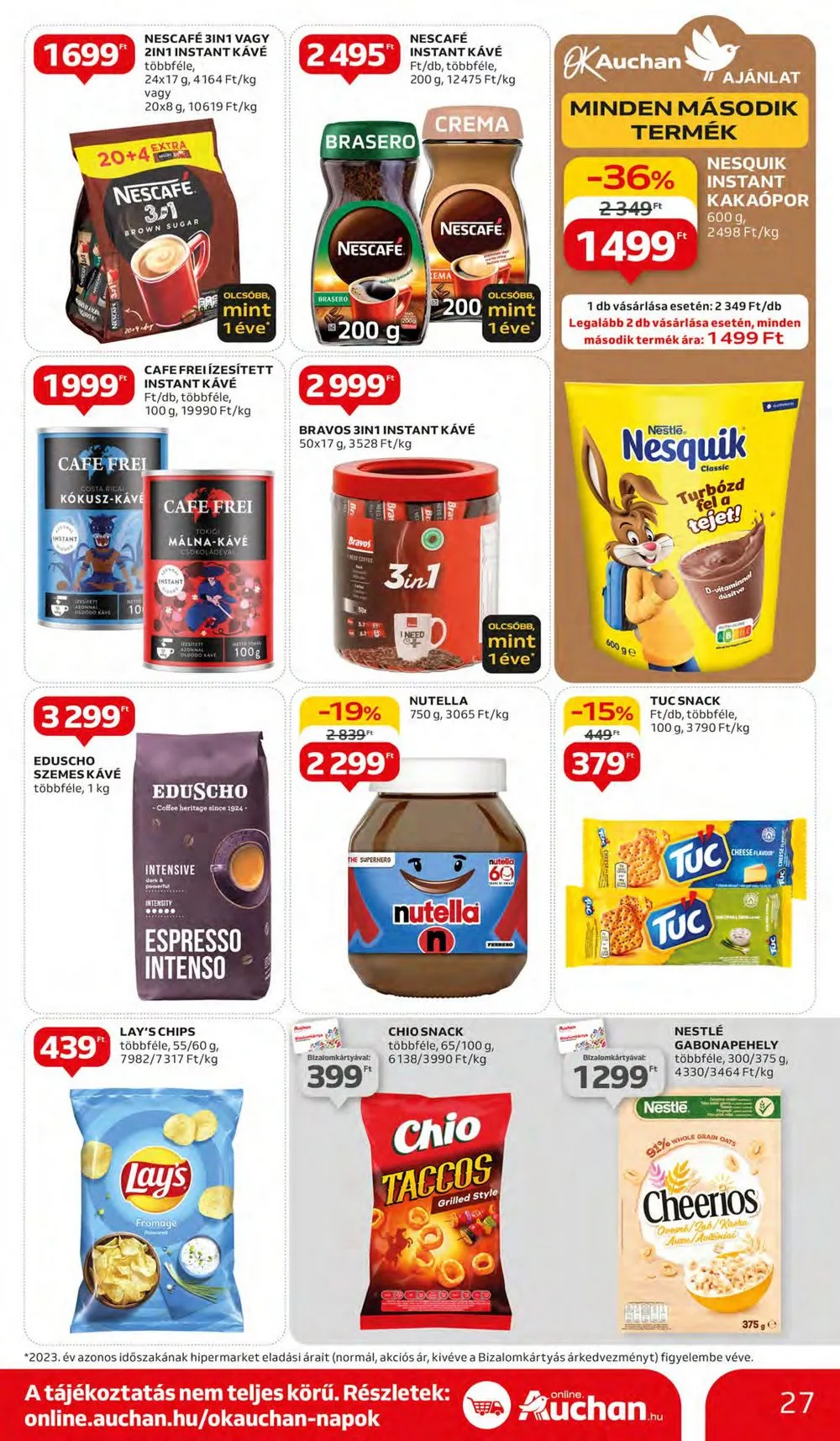 Auchan akciós újság Hipermarket 04.11–04.17 – 27. oldal