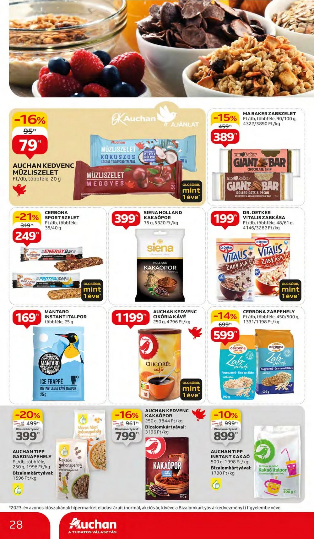 Auchan akciós újság Hipermarket 04.11–04.17 – 28. oldal
