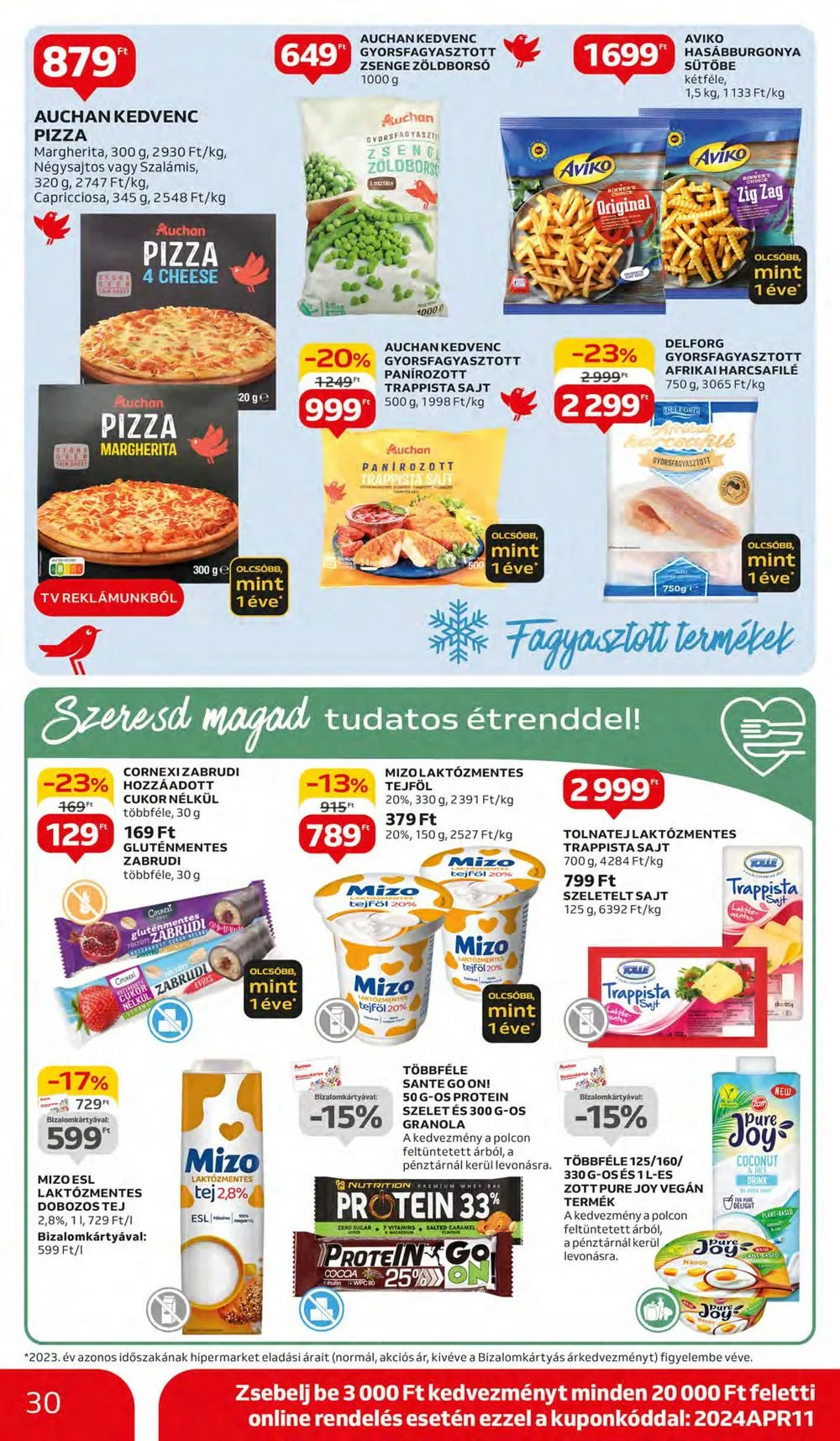 Auchan akciós újság Hipermarket 04.11–04.17 – 30. oldal