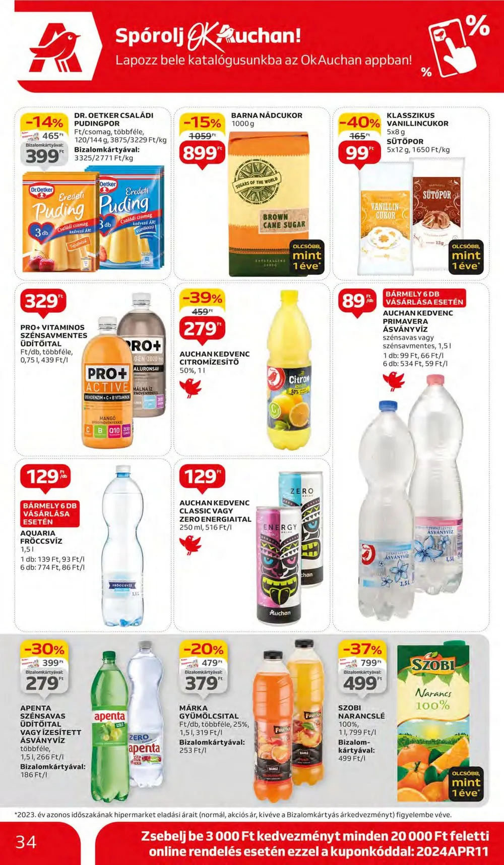 Auchan akciós újság Hipermarket 04.11–04.17 – 34. oldal