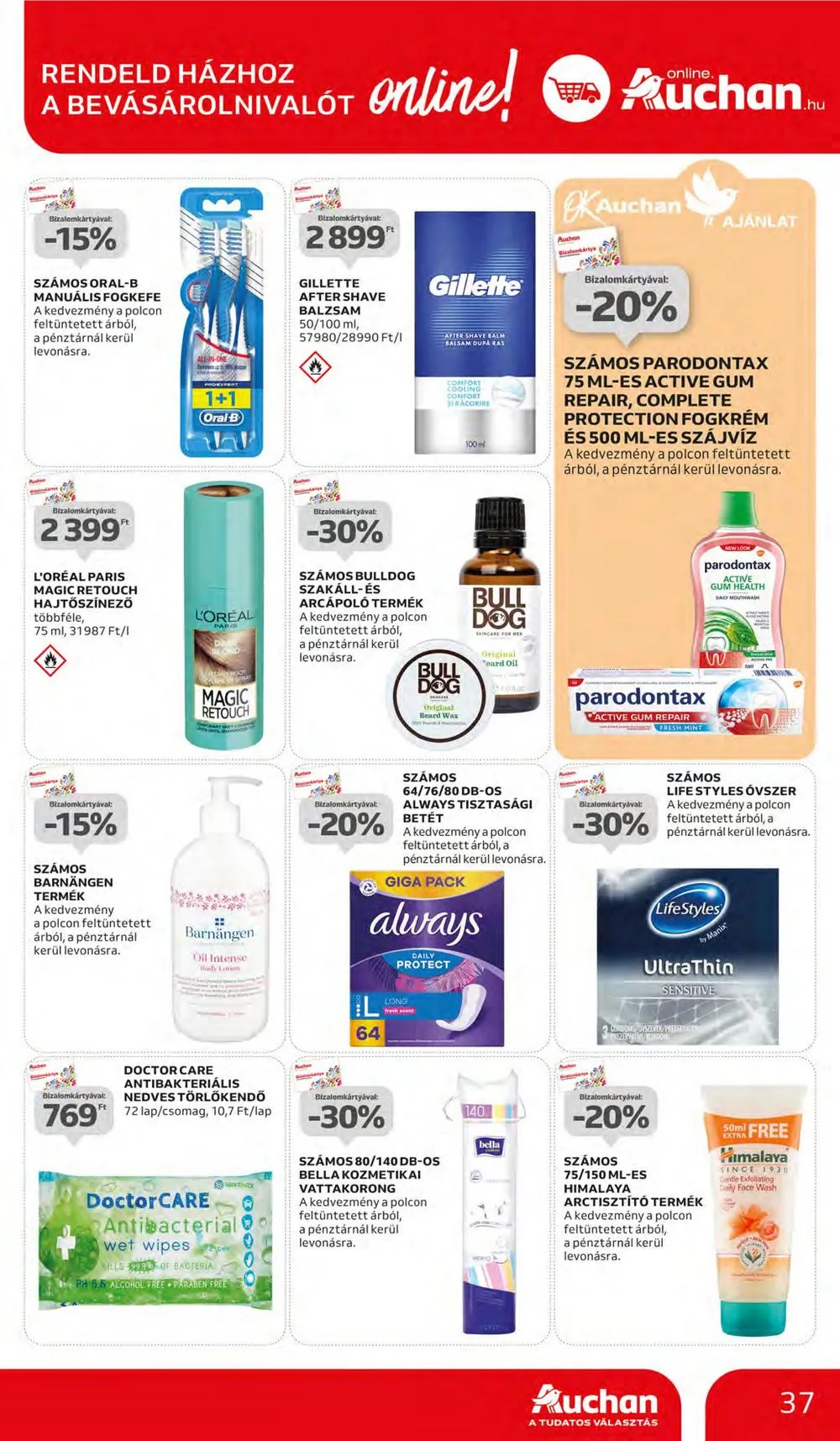 Auchan akciós újság Hipermarket 04.11–04.17 – 37. oldal