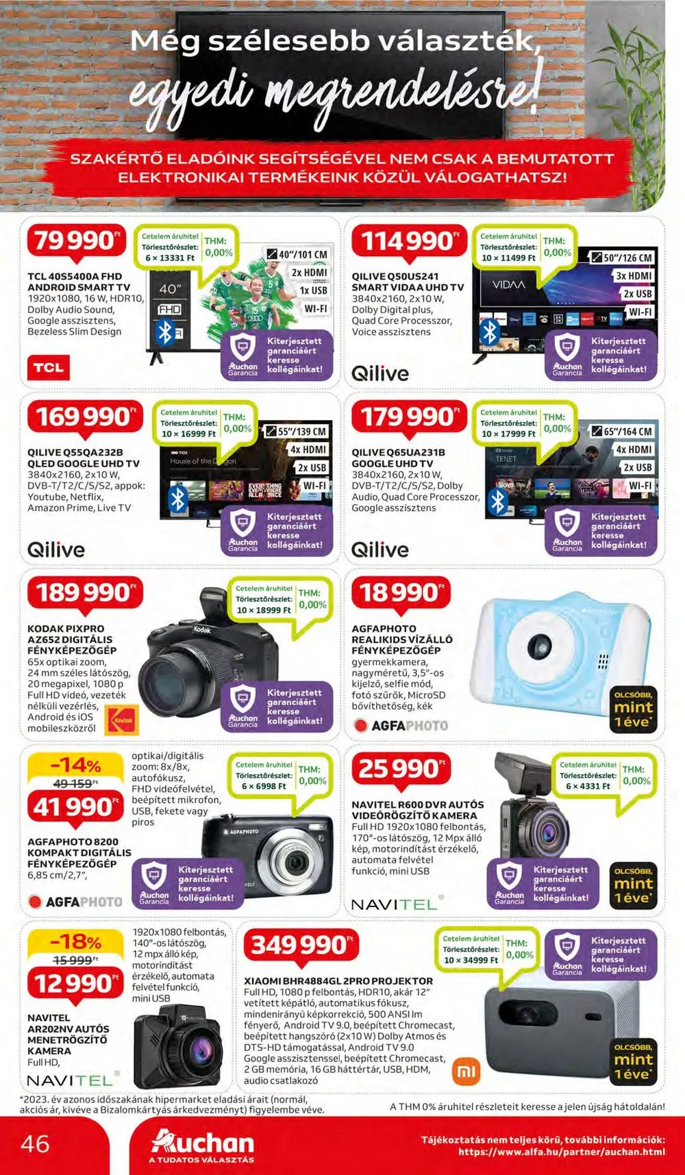 Auchan akciós újság Hipermarket 04.11–04.17 – 46. oldal