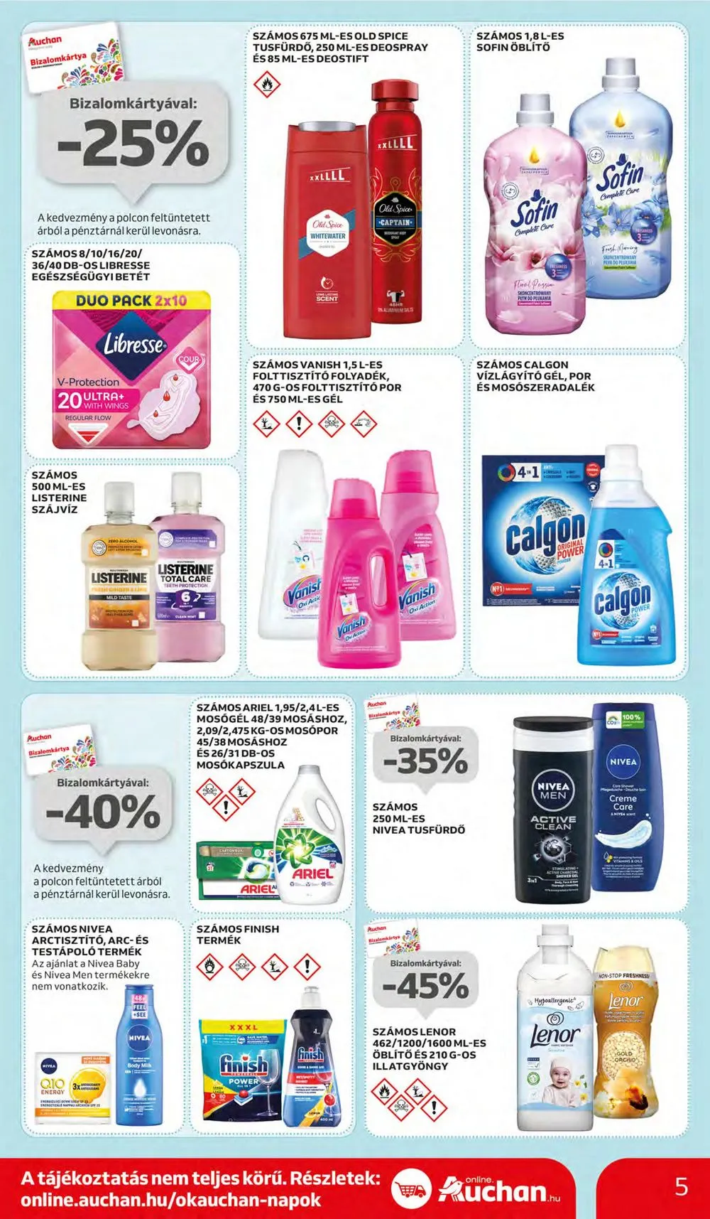 Auchan akciós újság Hipermarket 04.11–04.17 – 5. oldal