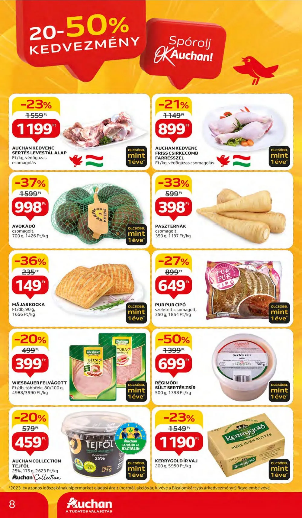 Auchan akciós újság Hipermarket 04.11–04.17 – 8. oldal