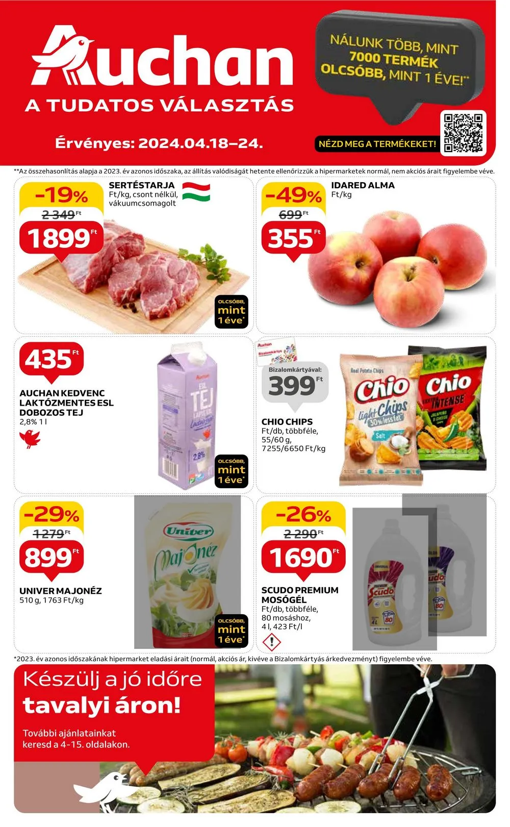 Auchan akciós újság Hipermarket 04.18–04.24