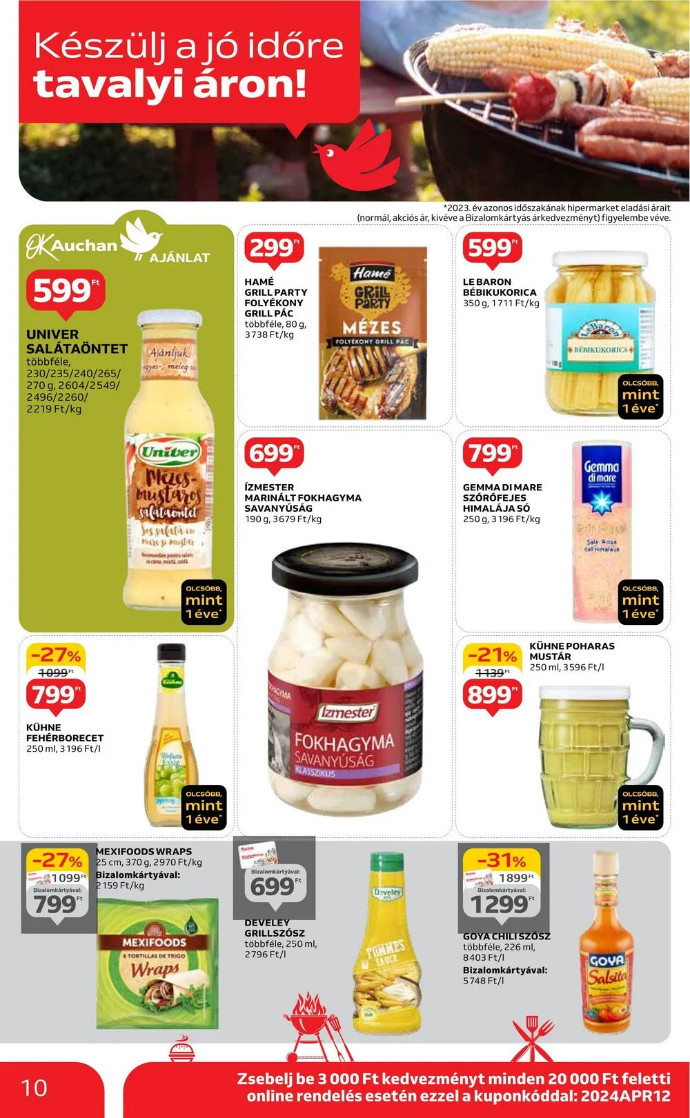 Auchan akciós újság Hipermarket 04.18–04.24 – 10. oldal