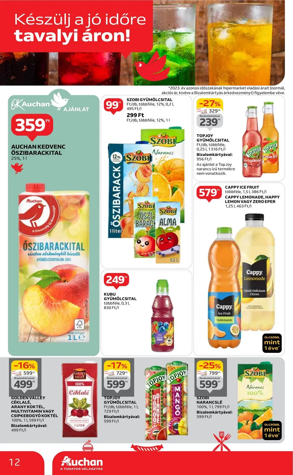 Auchan akciós újság Hipermarket 04.18–04.24 – 12. oldal