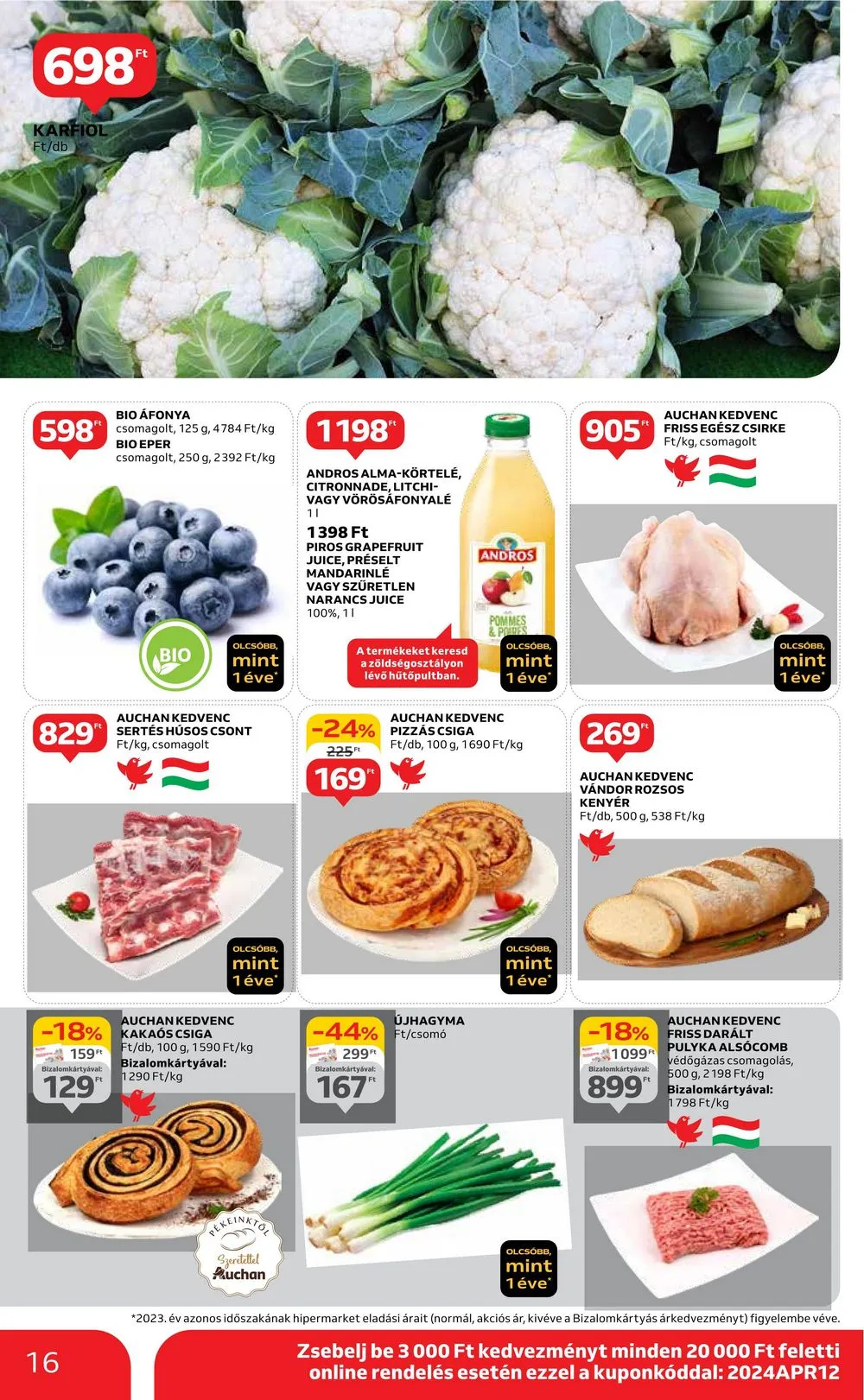 Auchan akciós újság Hipermarket 04.18–04.24 – 16. oldal