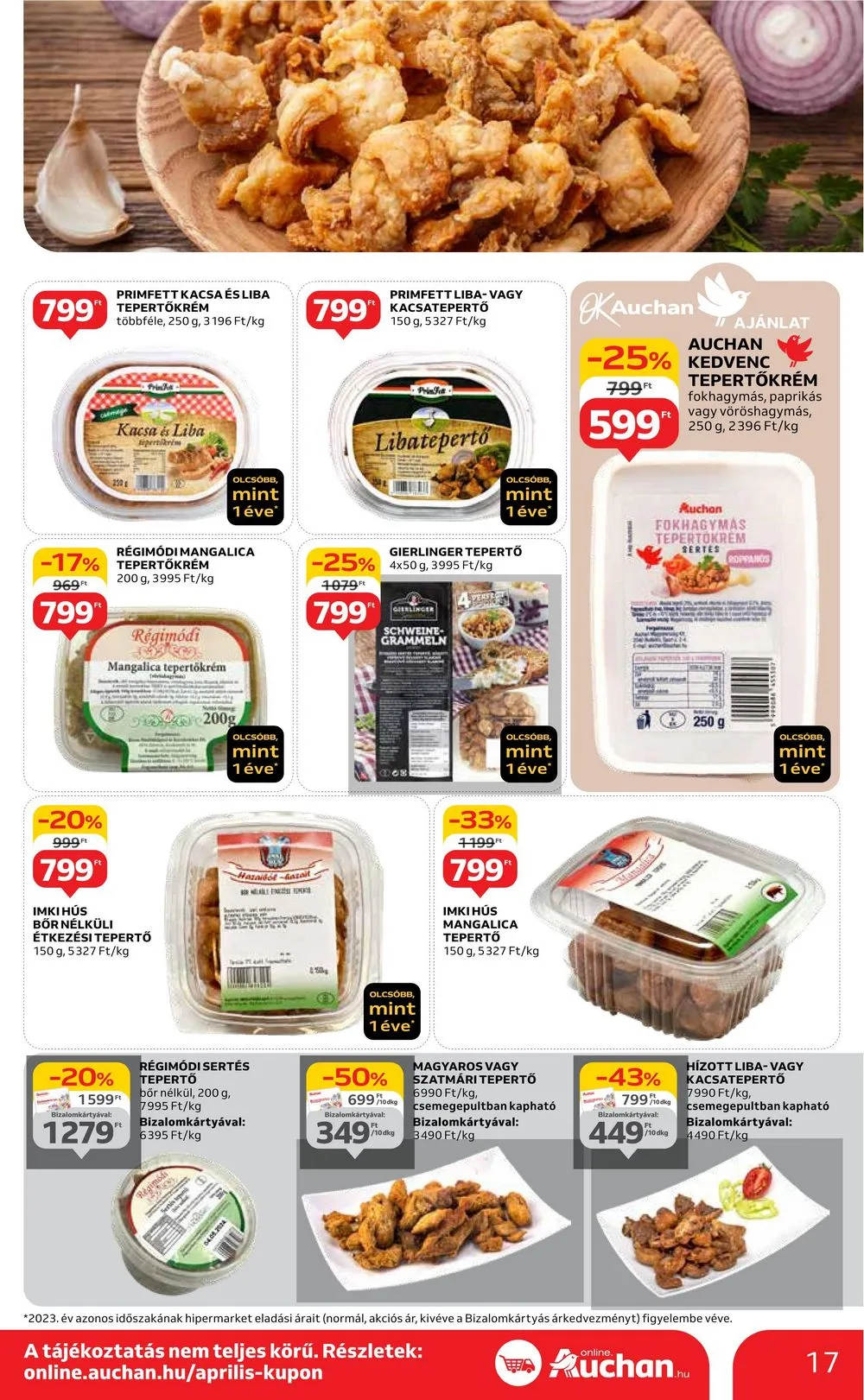 Auchan akciós újság Hipermarket 04.18–04.24 – 17. oldal