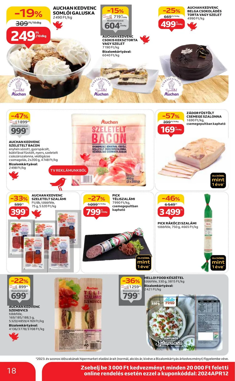 Auchan akciós újság Hipermarket 04.18–04.24 – 18. oldal