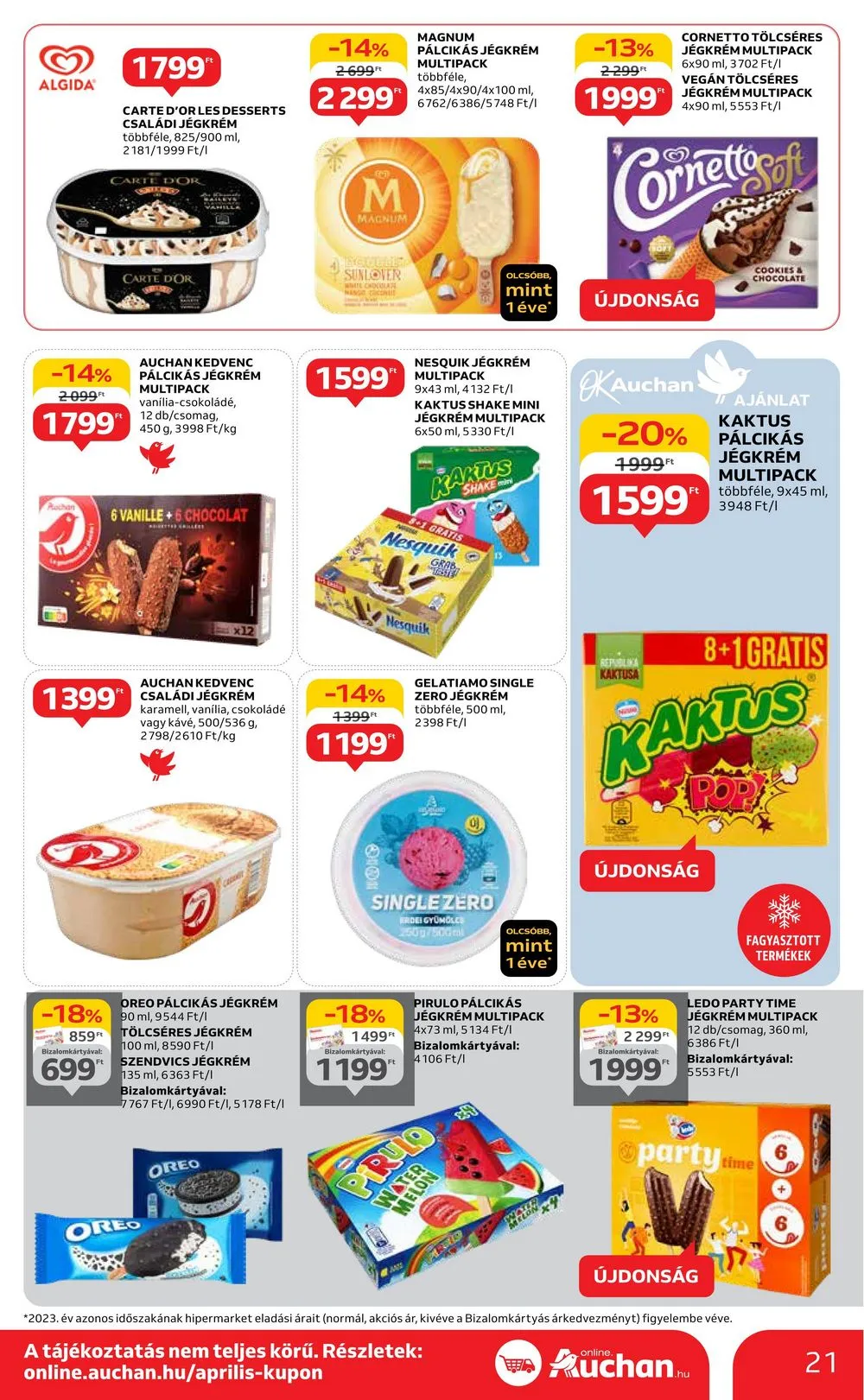 Auchan akciós újság Hipermarket 04.18–04.24 – 21. oldal
