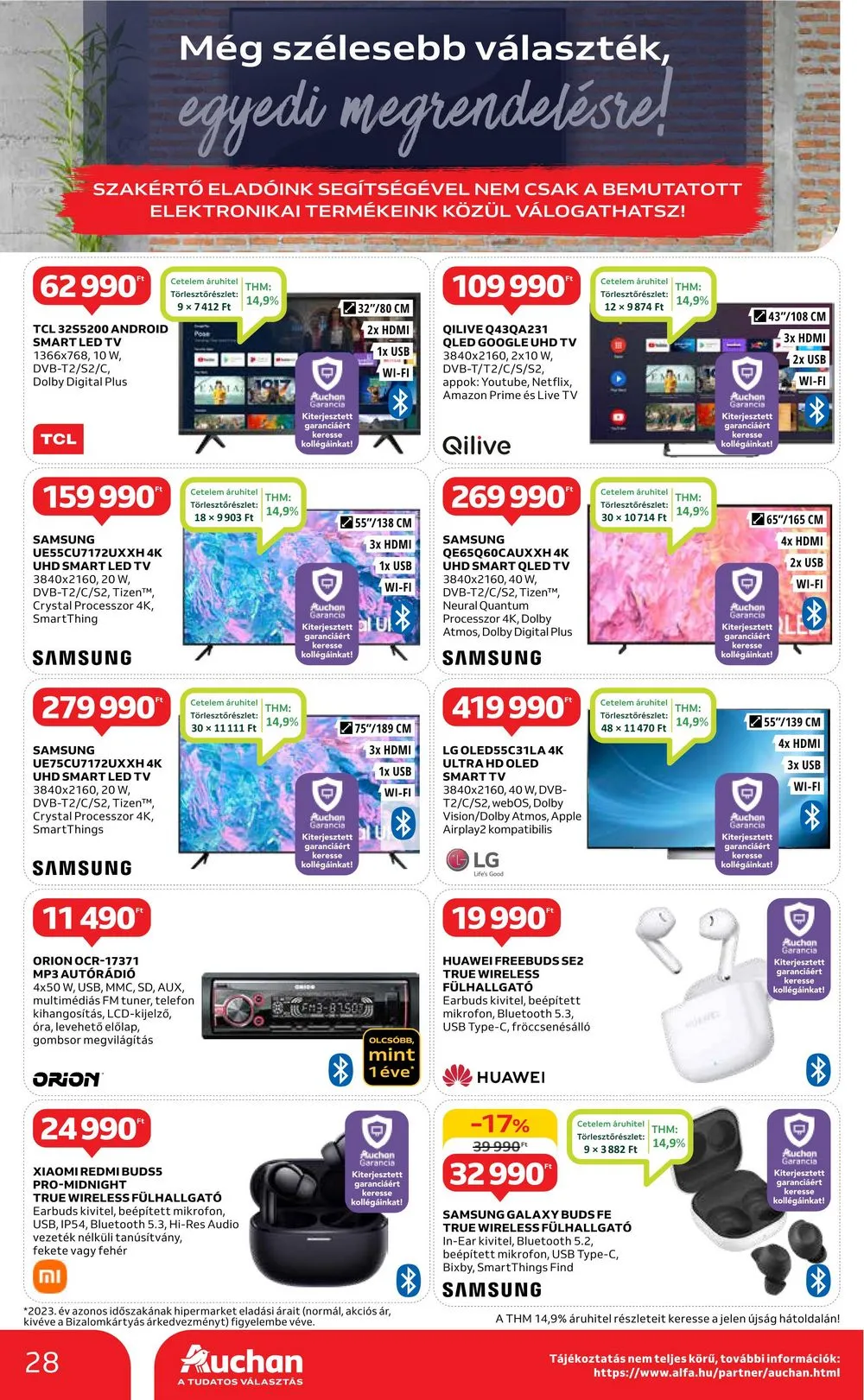 Auchan akciós újság Hipermarket 04.18–04.24 – 28. oldal