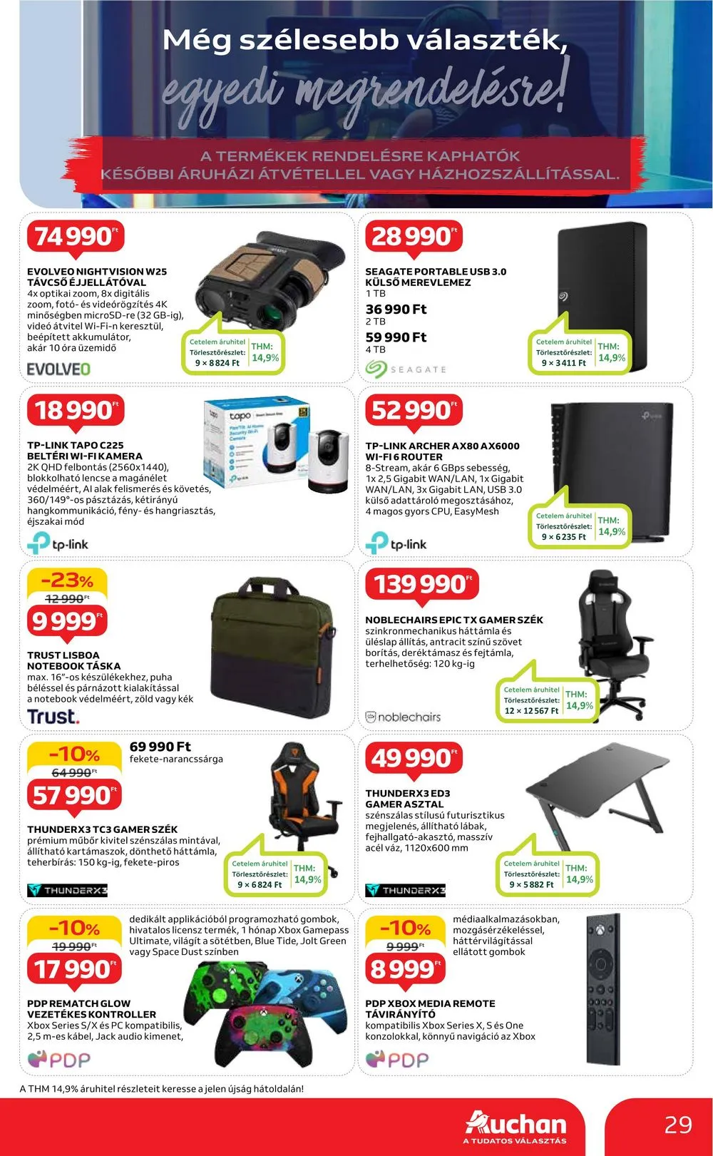 Auchan akciós újság Hipermarket 04.18–04.24 – 29. oldal