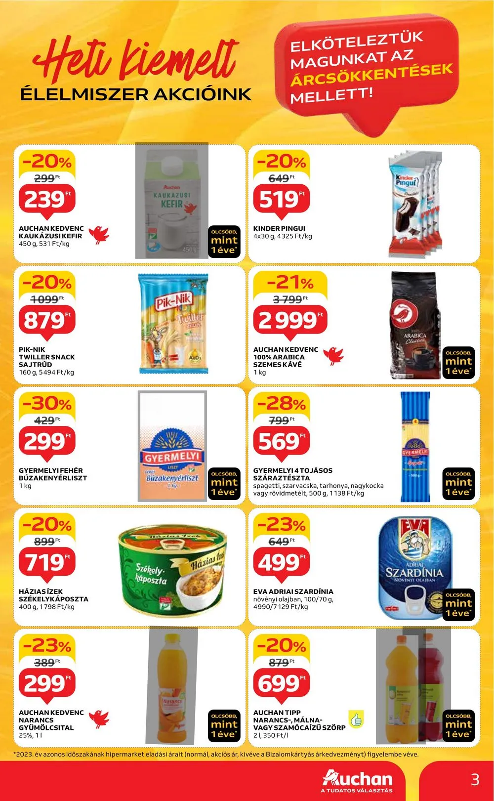 Auchan akciós újság Hipermarket 04.18–04.24 – 3. oldal