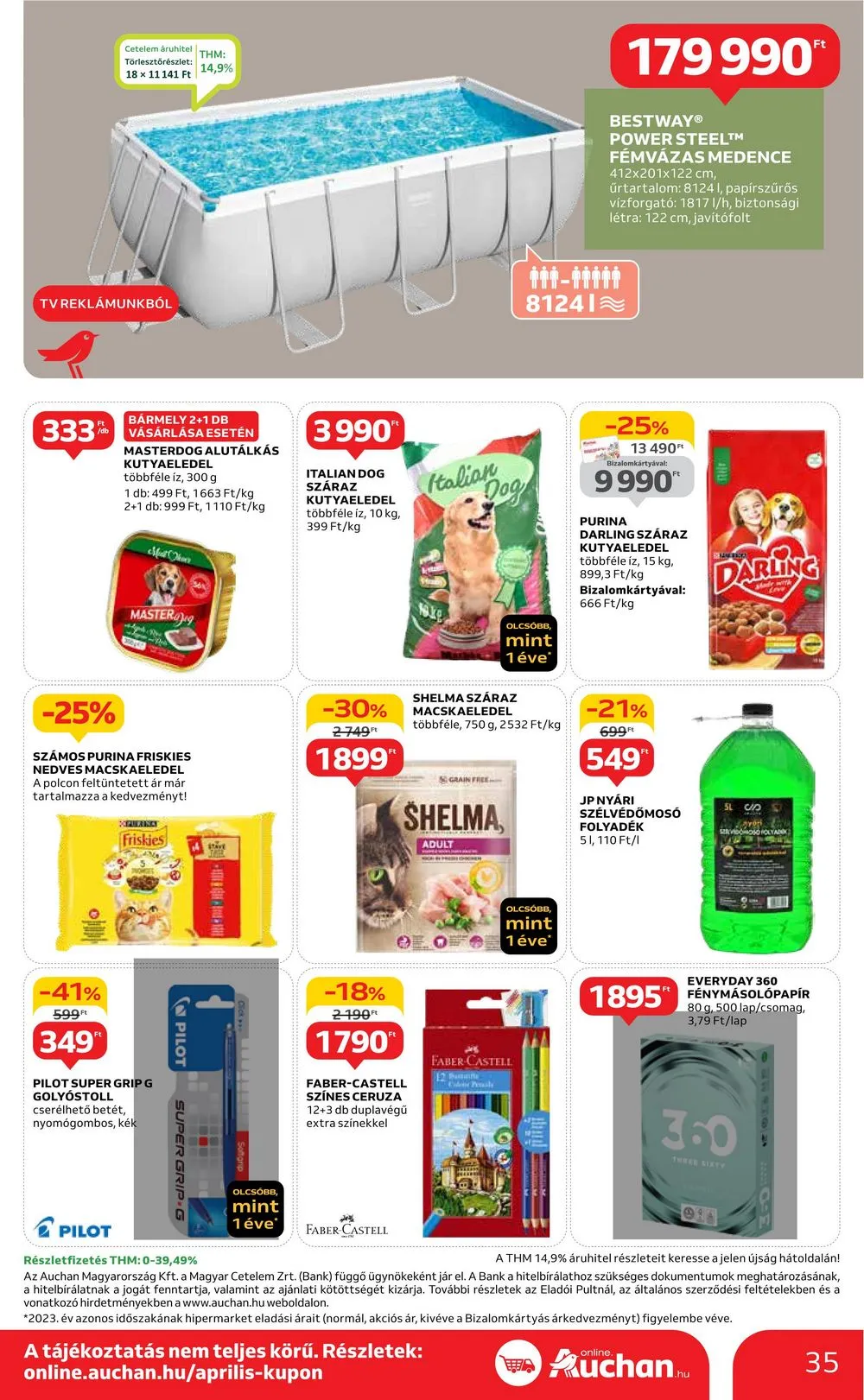 Auchan akciós újság Hipermarket 04.18–04.24 – 35. oldal
