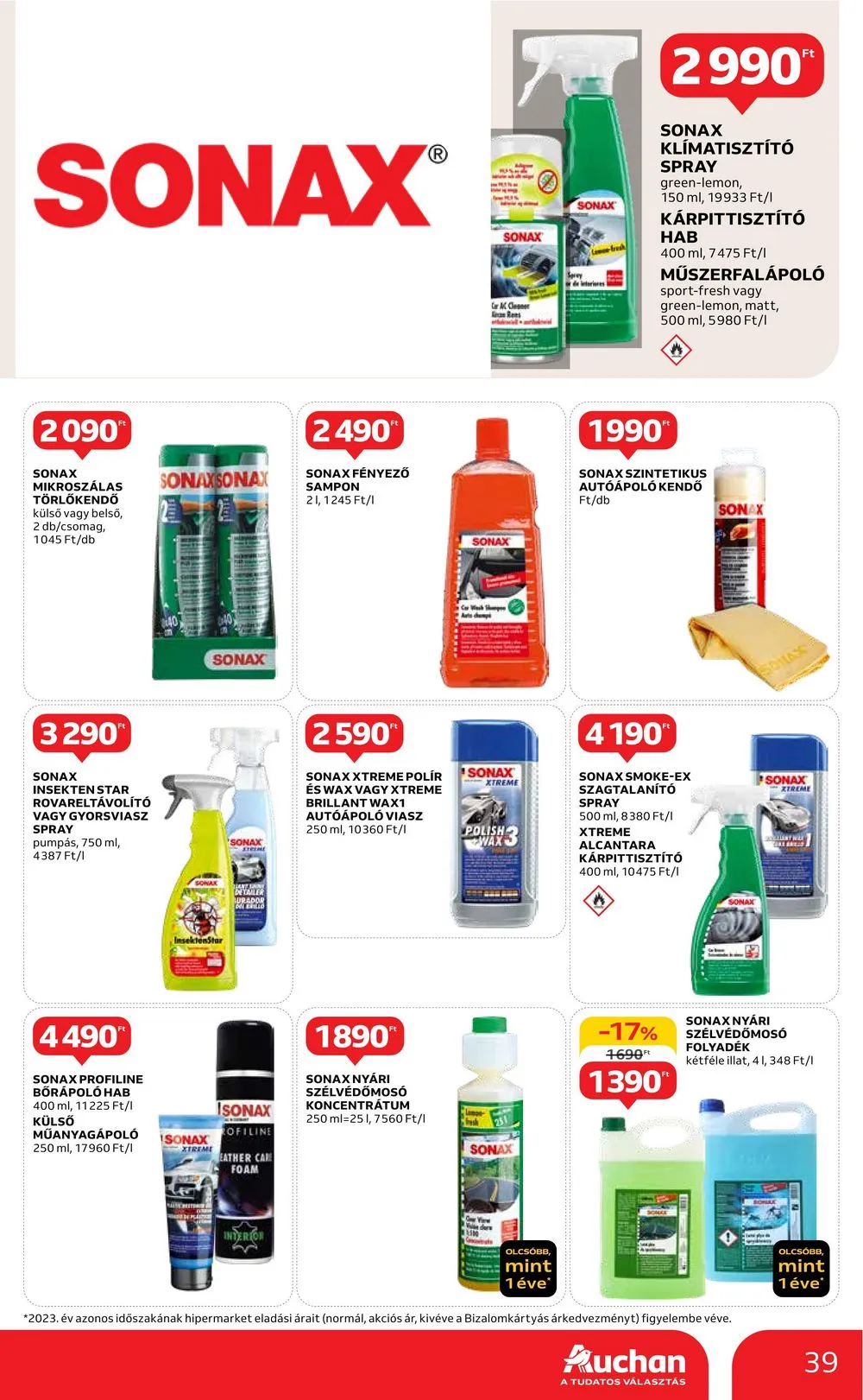 Auchan akciós újság Hipermarket 04.18–04.24 – 39. oldal