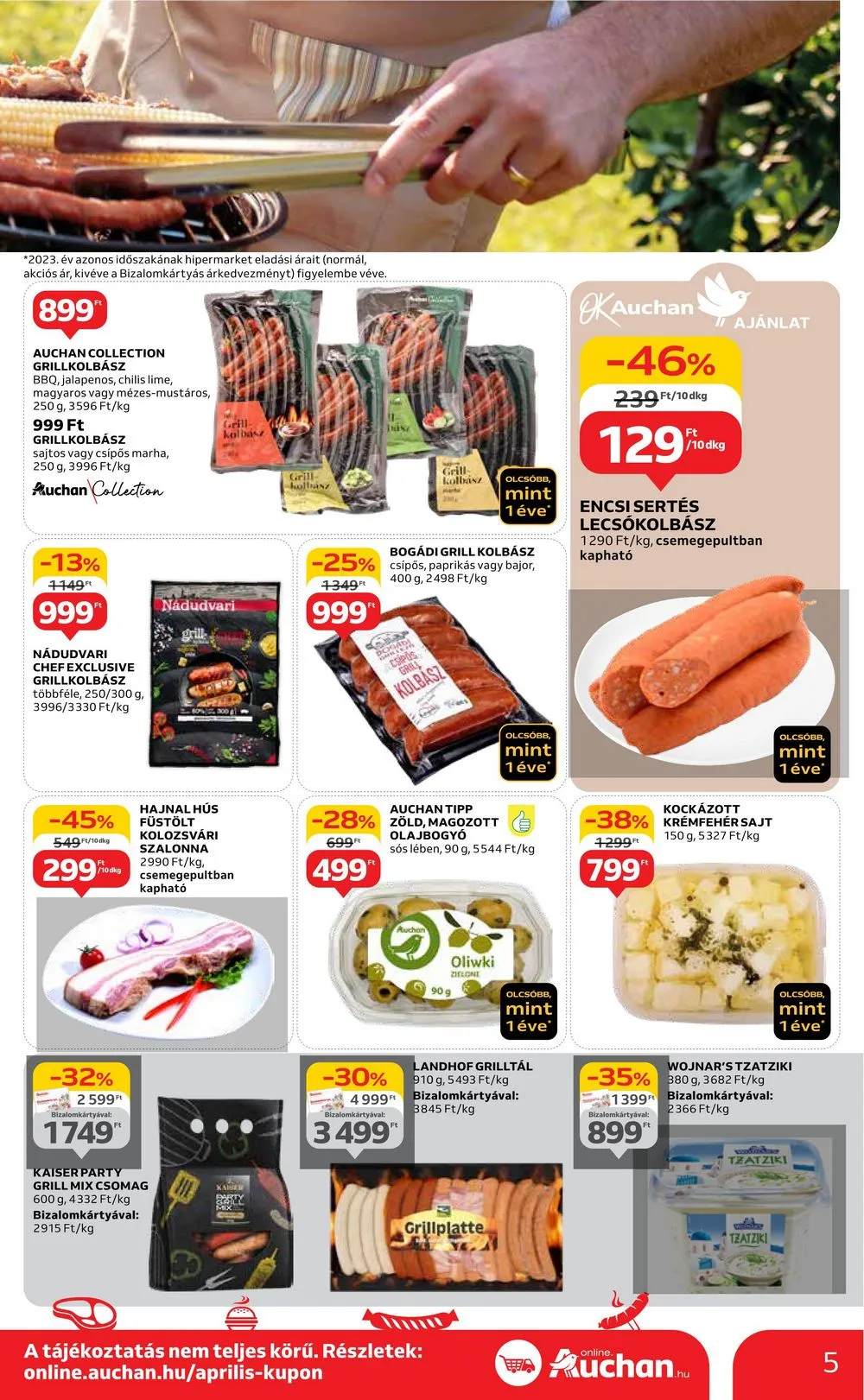Auchan akciós újság Hipermarket 04.18–04.24 – 5. oldal