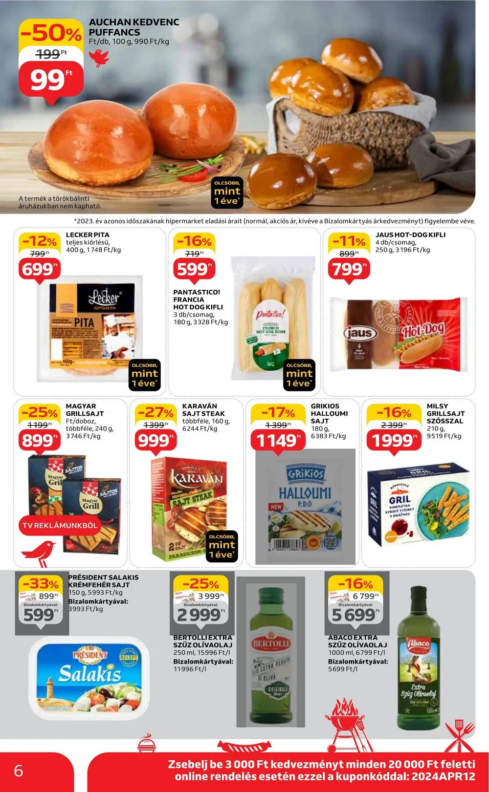 Auchan akciós újság Hipermarket 04.18–04.24 – 6. oldal