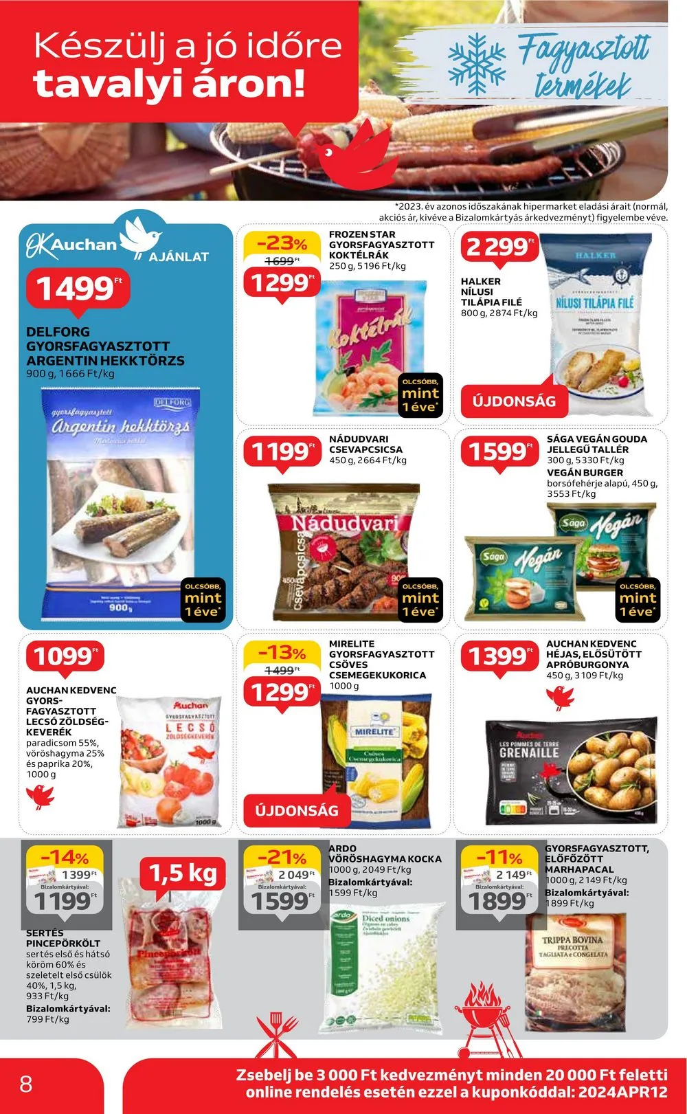 Auchan akciós újság Hipermarket 04.18–04.24 – 8. oldal