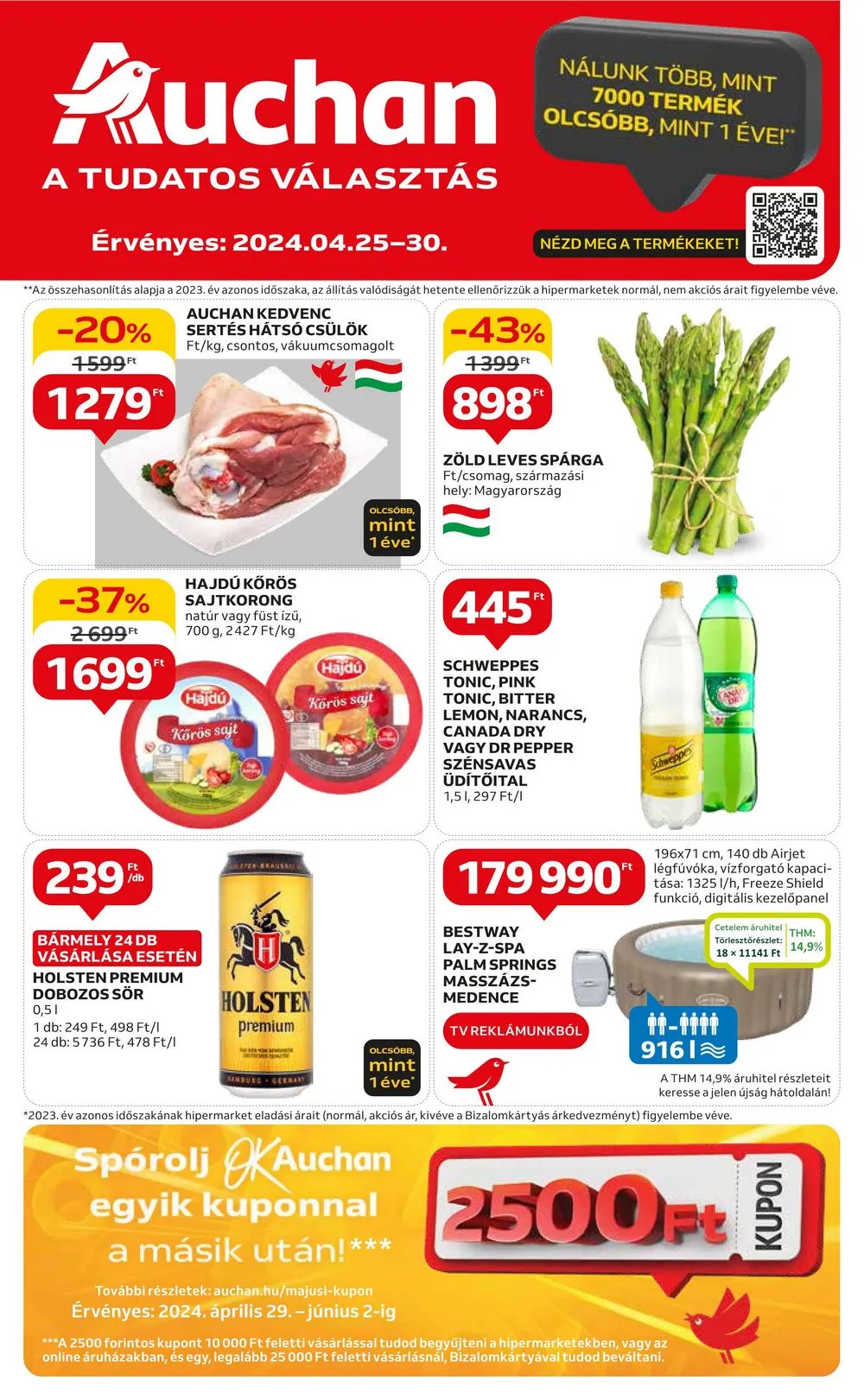 Auchan akciós újság Hipermarket 04.25–04.30