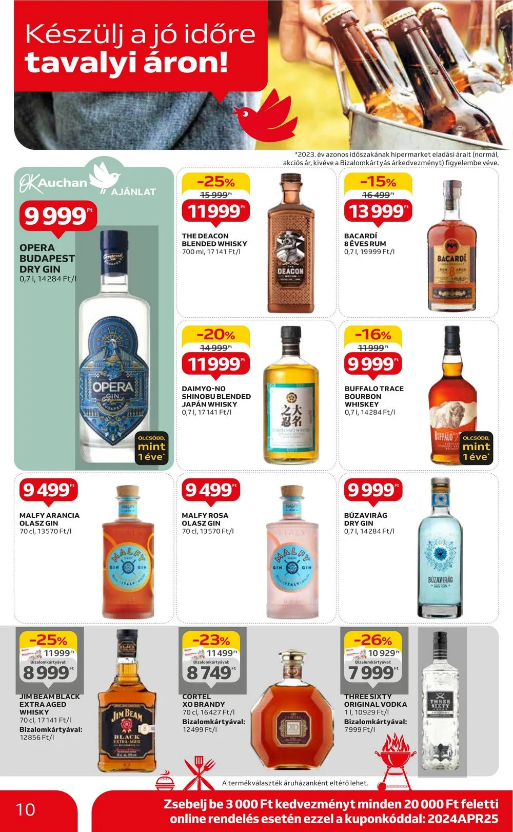 Auchan akciós újság Hipermarket 04.25–04.30 – 10. oldal