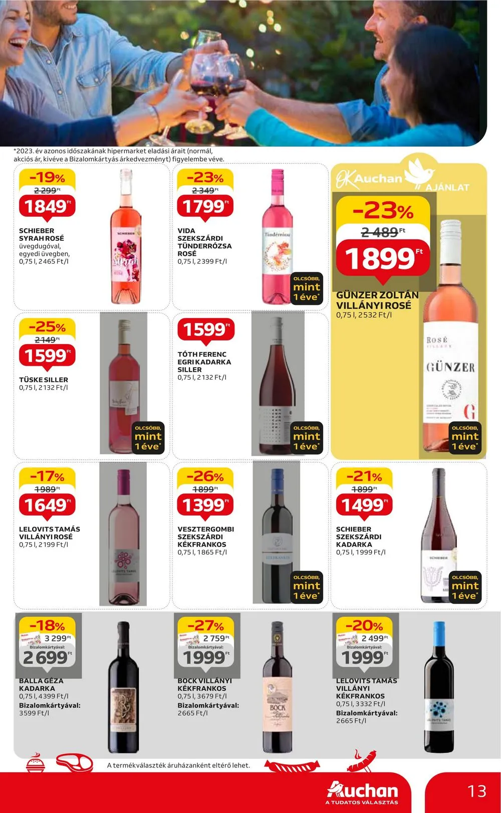 Auchan akciós újság Hipermarket 04.25–04.30 – 13. oldal