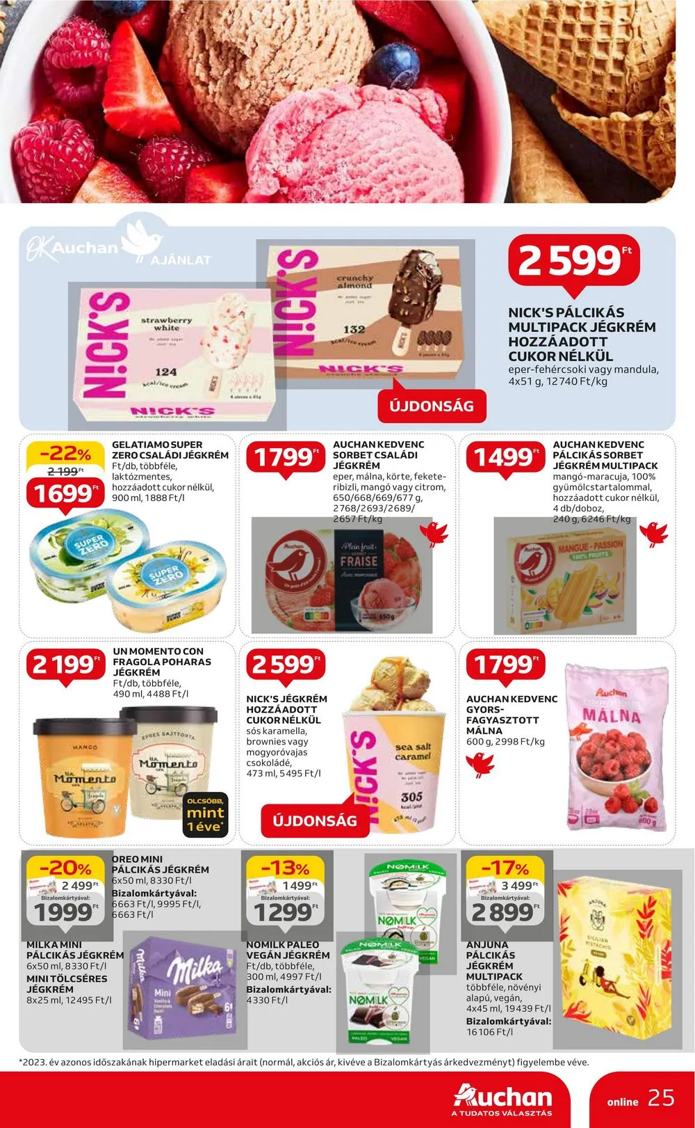Auchan akciós újság Hipermarket 04.25–04.30 – 25. oldal