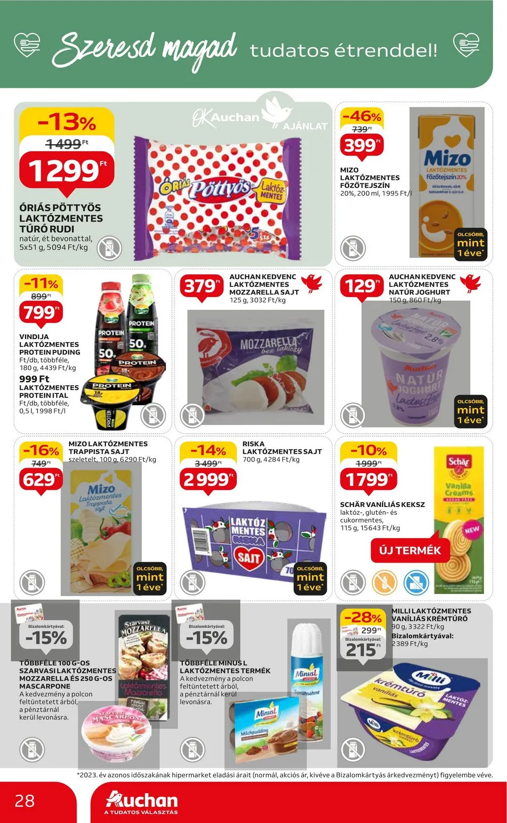 Auchan akciós újság Hipermarket 04.25–04.30 – 28. oldal