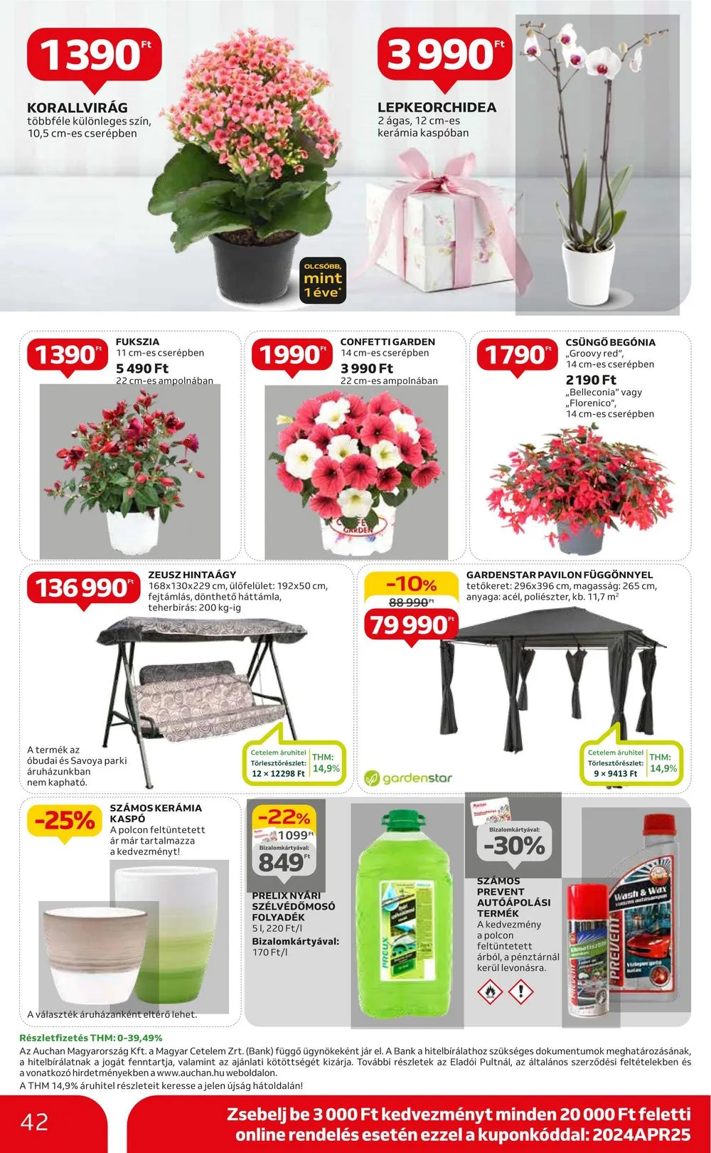Auchan akciós újság Hipermarket 04.25–04.30 – 42. oldal