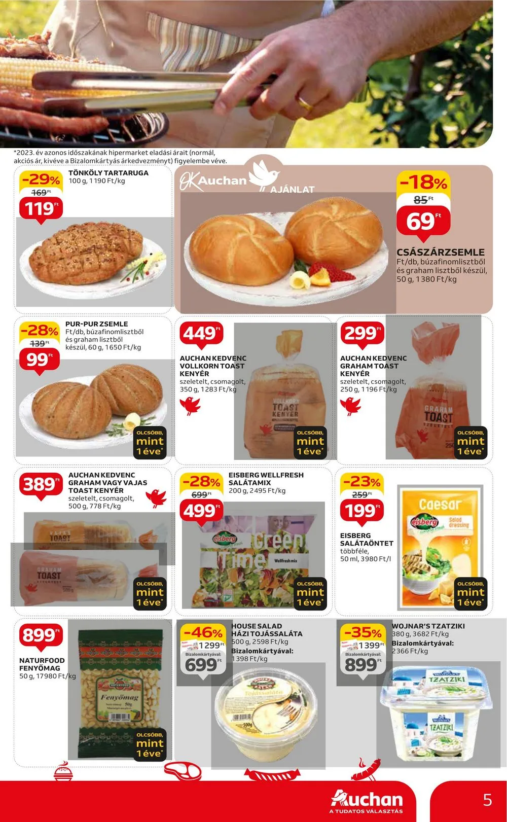 Auchan akciós újság Hipermarket 04.25–04.30 – 5. oldal