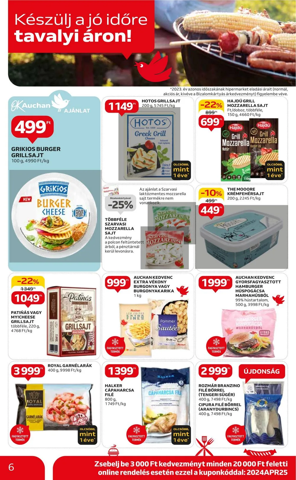 Auchan akciós újság Hipermarket 04.25–04.30 – 6. oldal