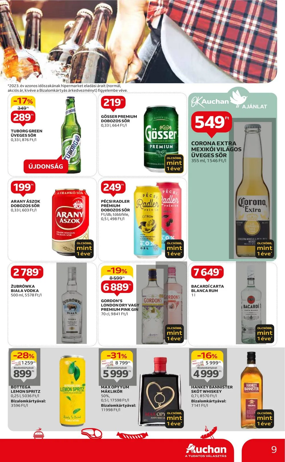 Auchan akciós újság Hipermarket 04.25–04.30 – 9. oldal