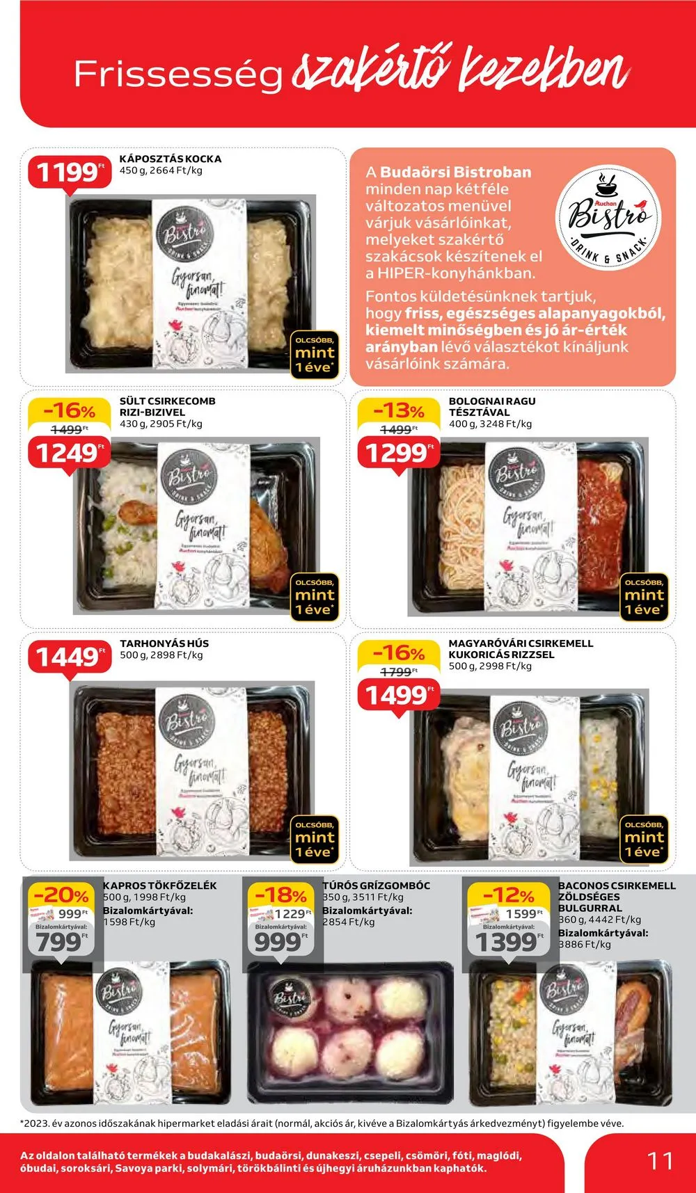 Auchan akciós újság Hipermarket 05.02–05.08 – 11. oldal