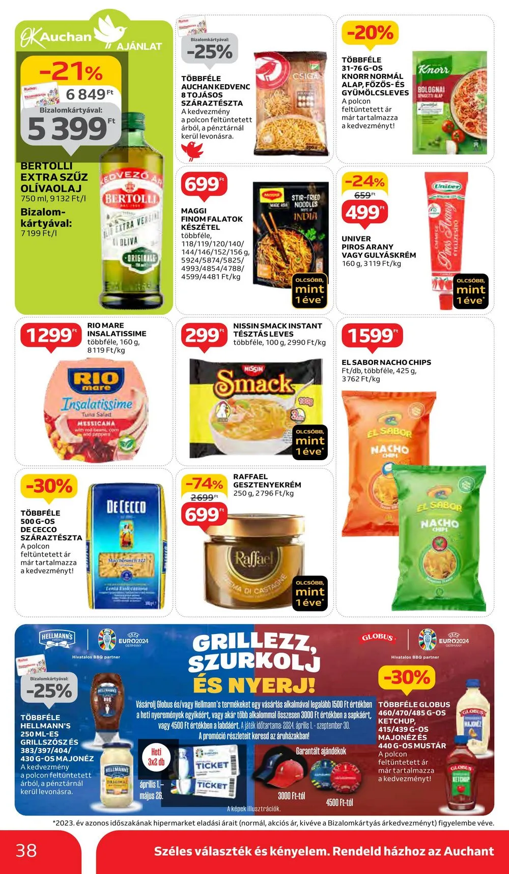 Auchan akciós újság Hipermarket 05.02–05.08 – 38. oldal