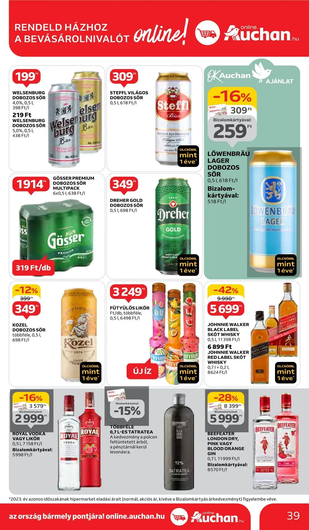 Auchan akciós újság Hipermarket 05.02–05.08 – 39. oldal